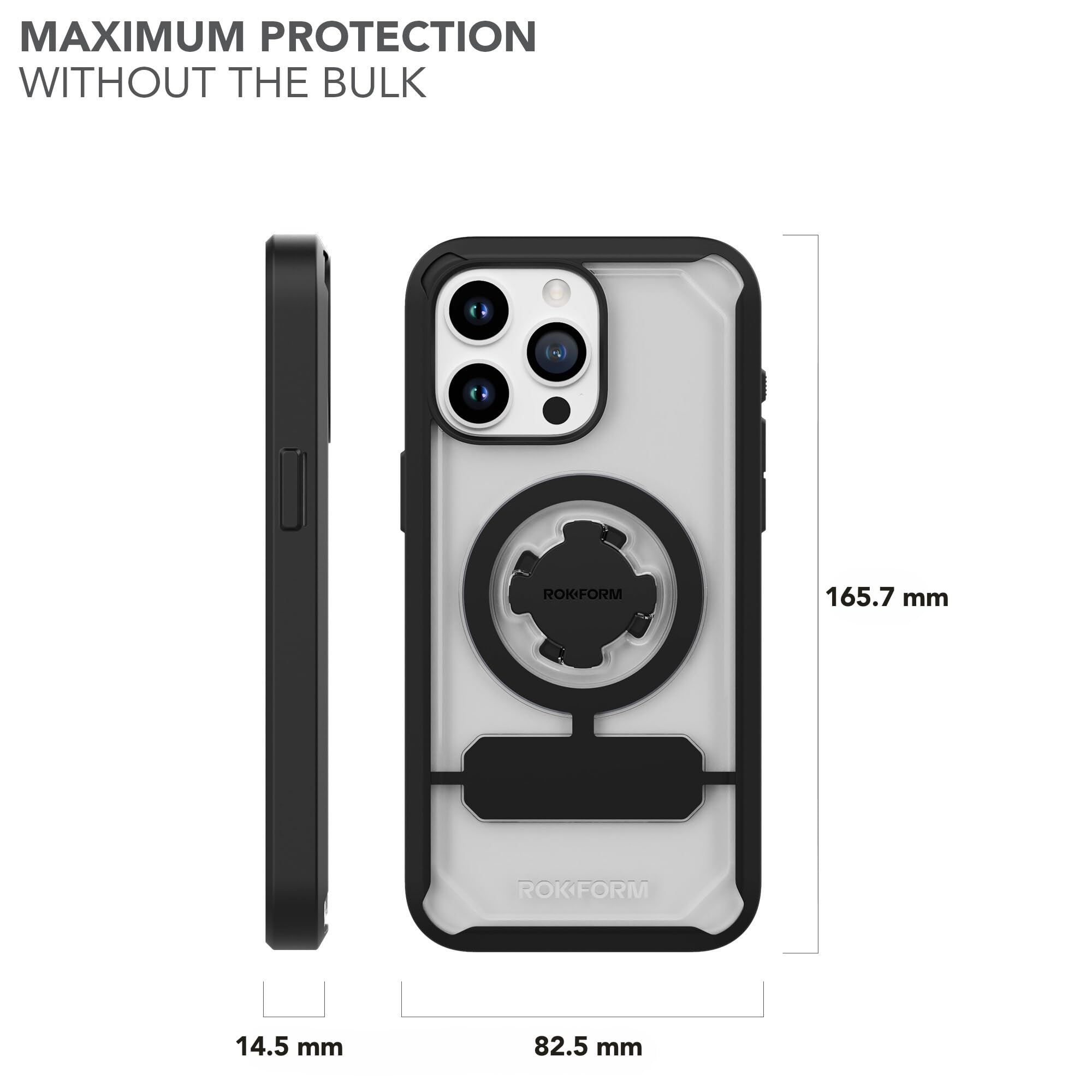 Foto 8 pulgar | Funda Rokform Crystal Series Para Iphone 15 Pro Max, Transparente - Venta Internacional.