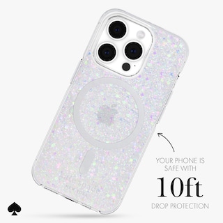 Foto 3 | Funda De Teléfono Kate Spade New York Para Iphone 15 Pro, Con Purpurina Gruesa - Venta Internacional.