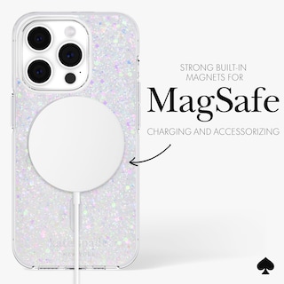 Foto 5 | Funda De Teléfono Kate Spade New York Para Iphone 15 Pro, Con Purpurina Gruesa - Venta Internacional.