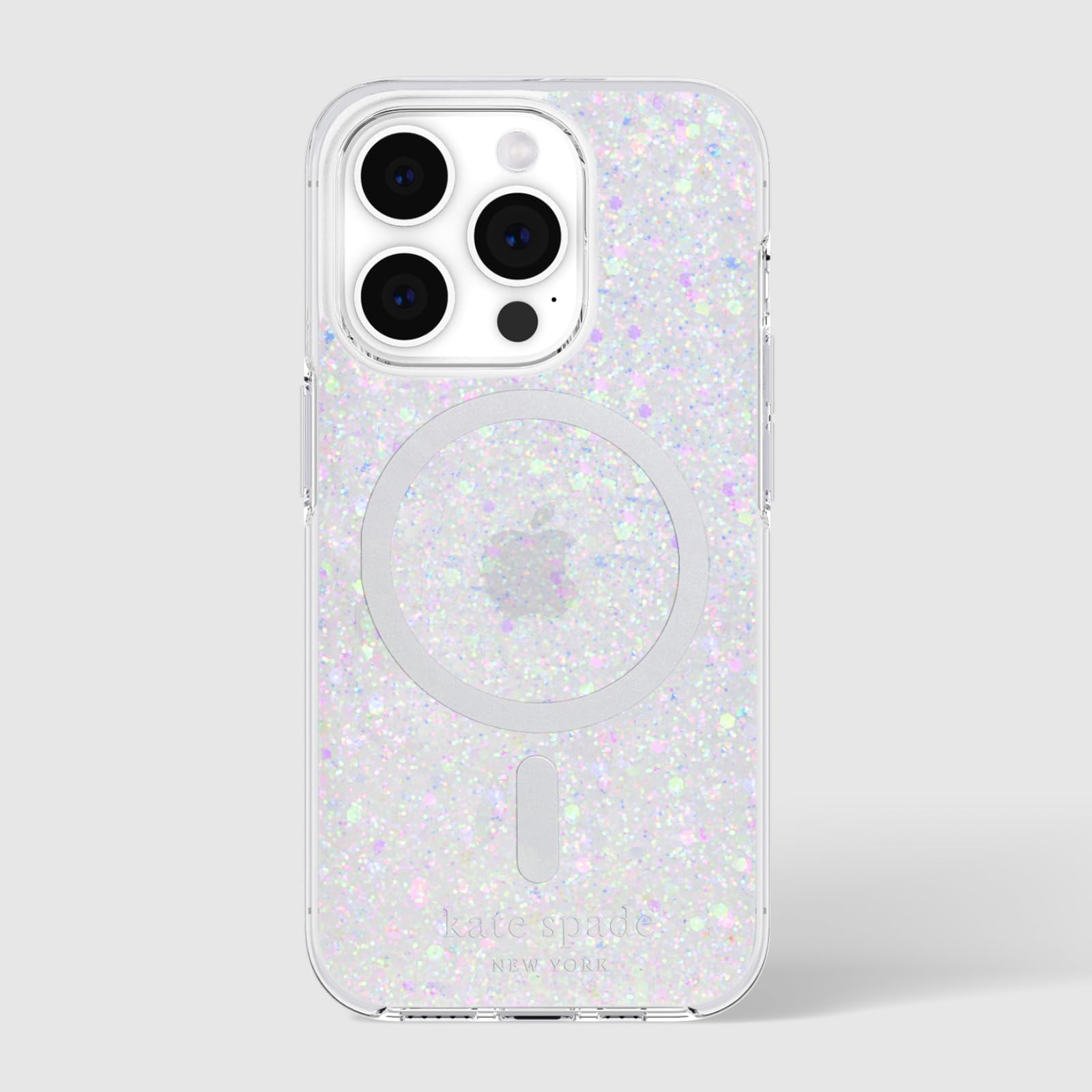 Foto 8 pulgar | Funda De Teléfono Kate Spade New York Para Iphone 15 Pro, Con Purpurina Gruesa - Venta Internacional.