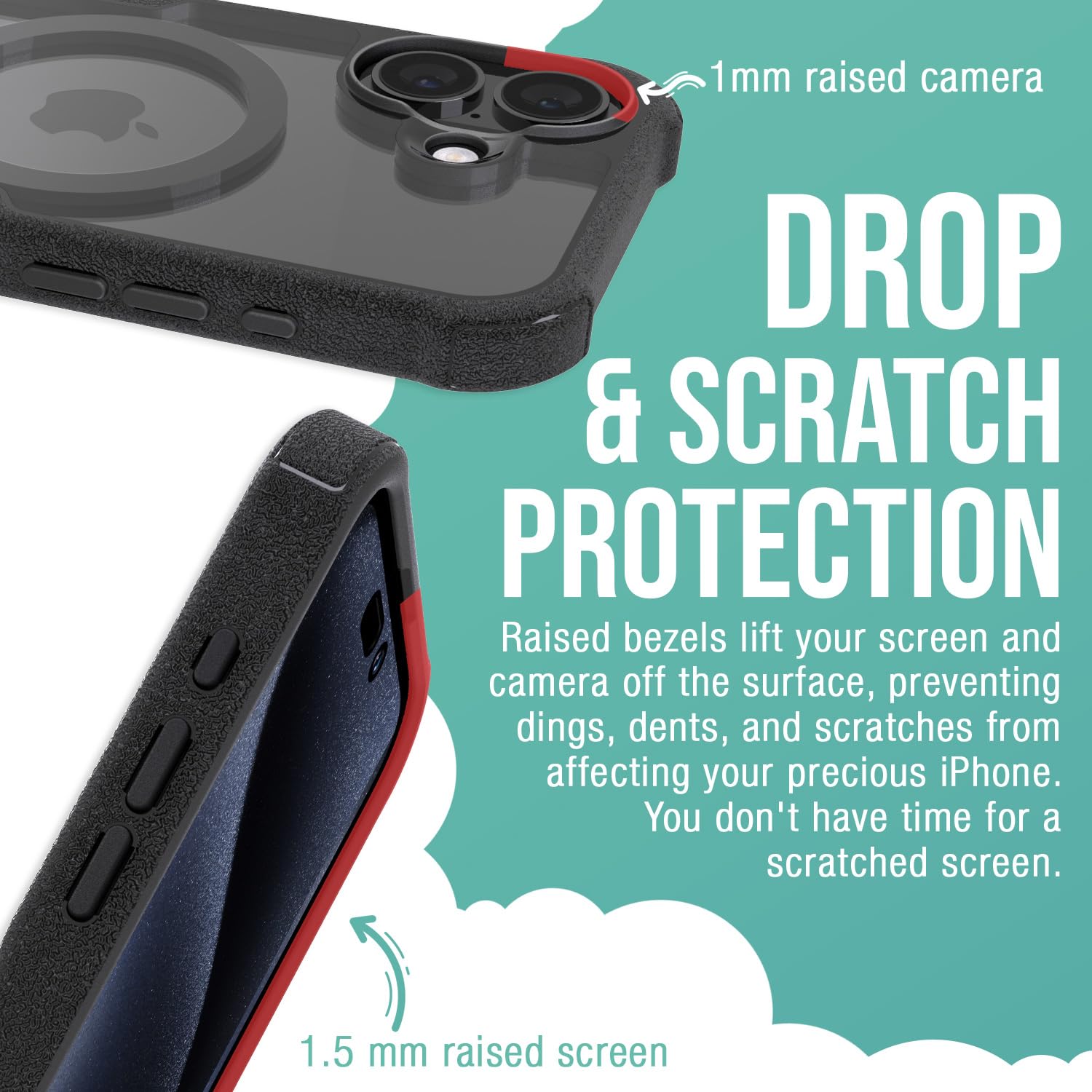 Foto 5 pulgar | Funda Magnética Protectora Smartish Gripzilla Para Iphone 16 - Venta Internacional.