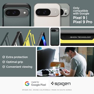 Foto 2 | Funda De Teléfono Spigen Tough Armor Para Pixel 9/pixel 9 Pro (2024) - Venta Internacional.