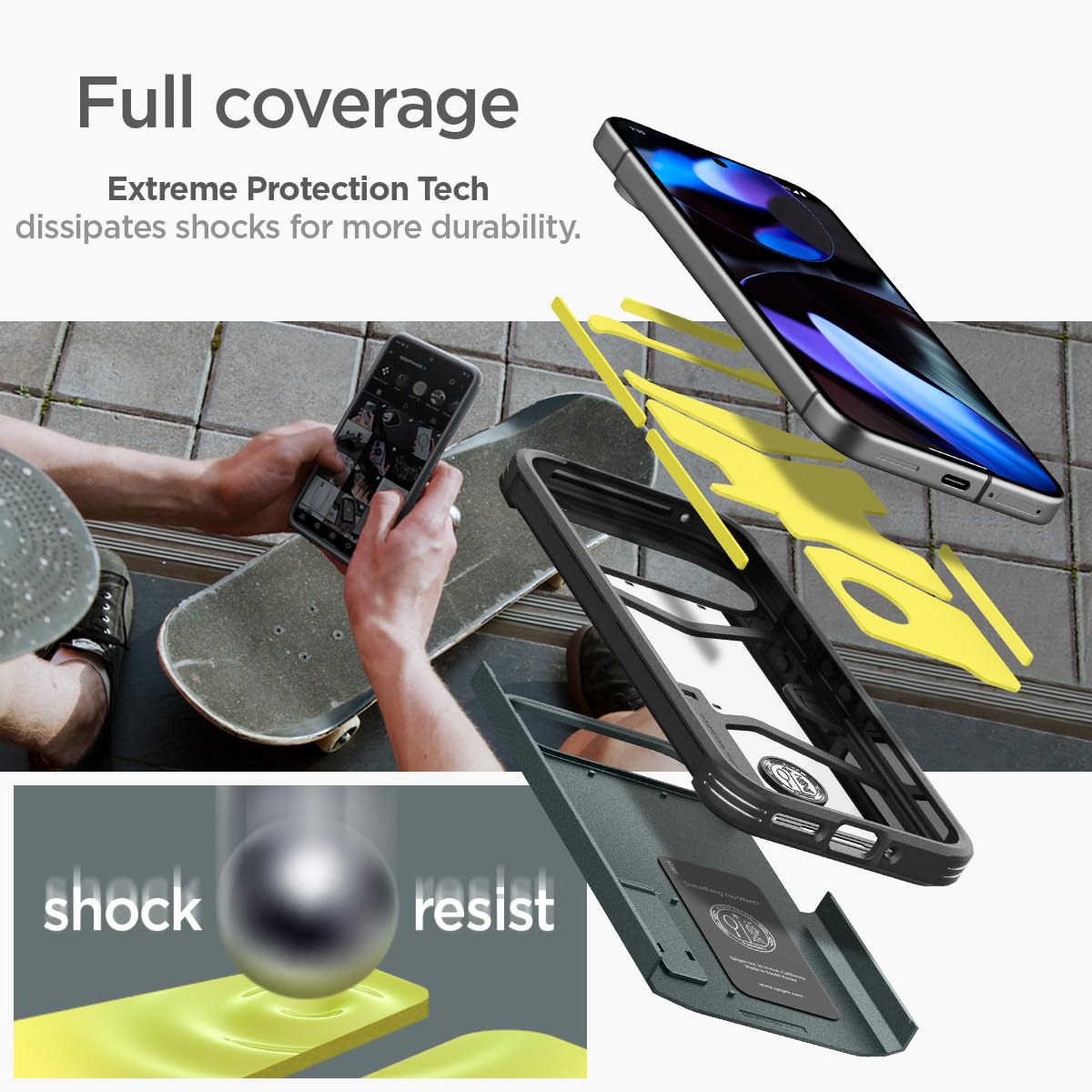 Foto 4 pulgar | Funda De Teléfono Spigen Tough Armor Para Pixel 9/pixel 9 Pro (2024) - Venta Internacional.