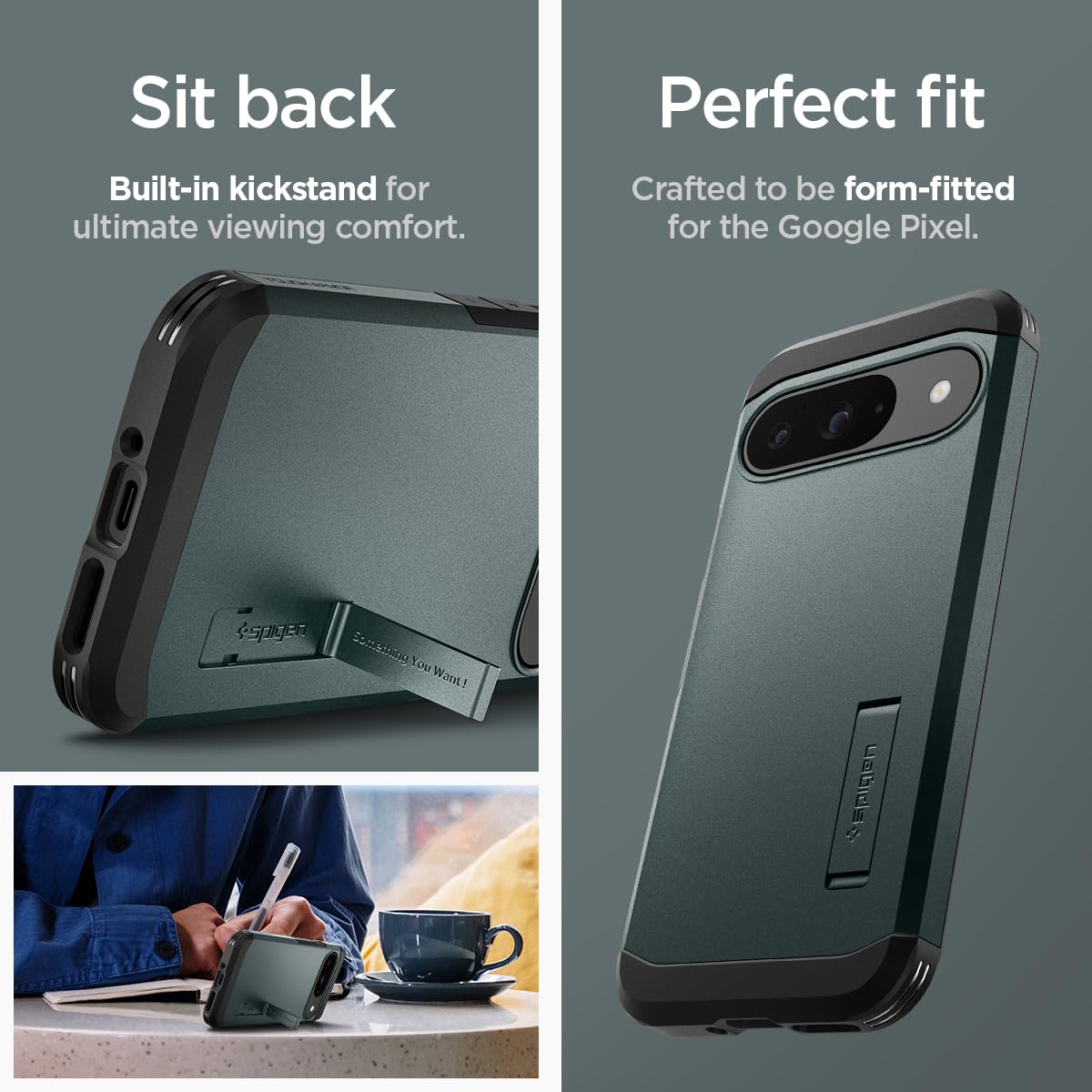 Foto 7 | Funda De Teléfono Spigen Tough Armor Para Pixel 9/pixel 9 Pro (2024) - Venta Internacional.