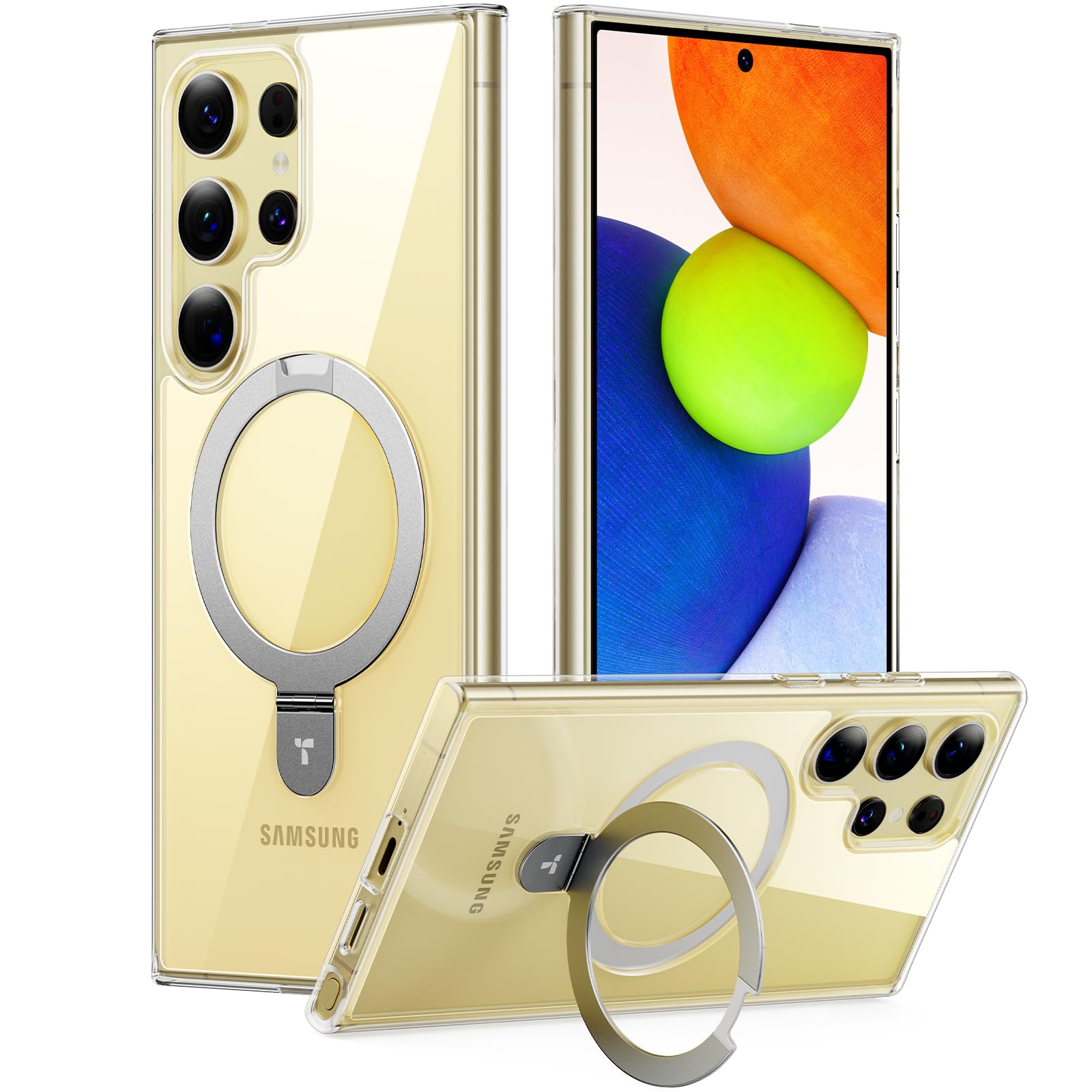 Foto 2 pulgar | Funda Para Teléfono Torras Con Anillo Magnético Ostand Para Samsung Galaxy S24 Ultra - Venta Internacional.