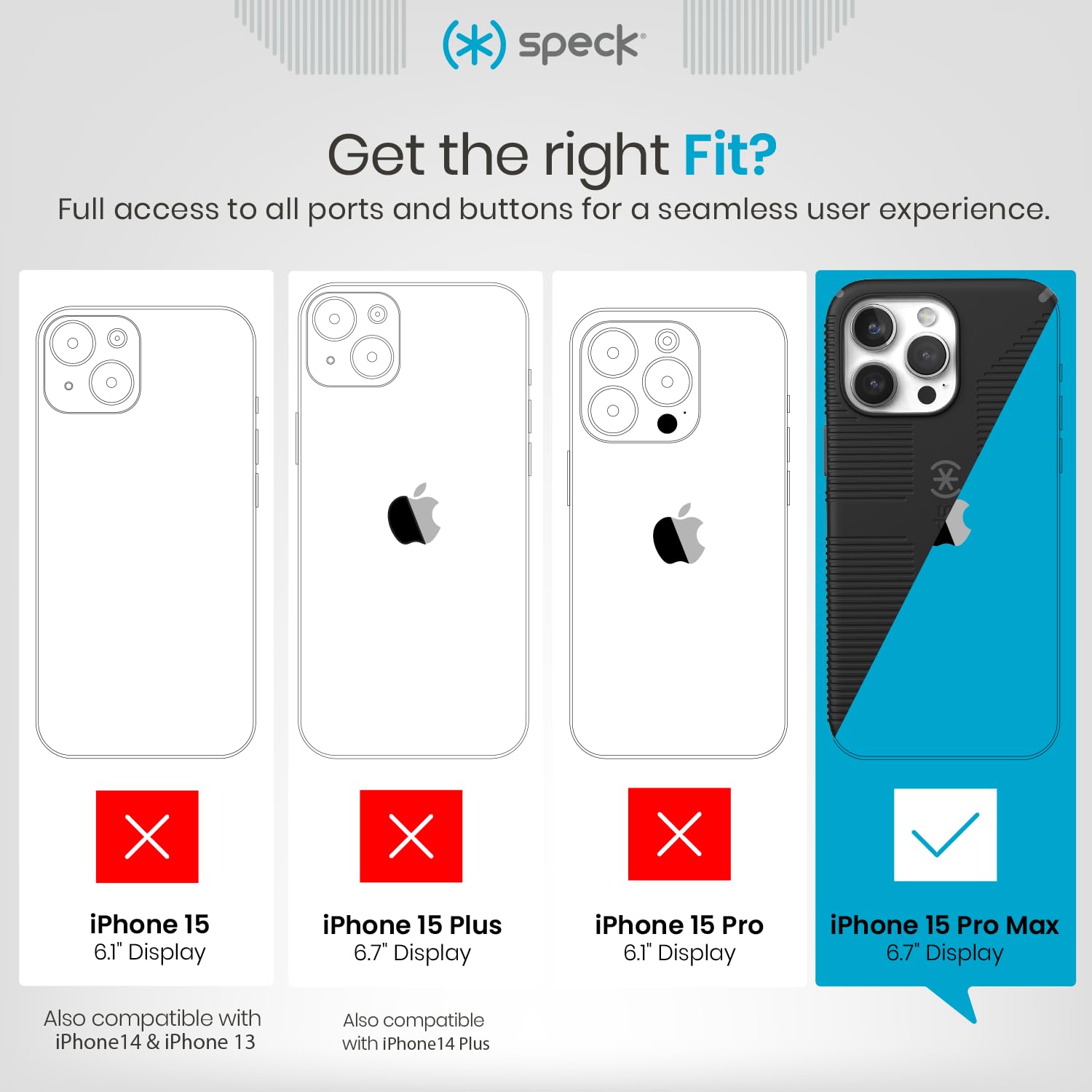 Foto 6 pulgar | Funda Speck Magsafe Para Iphone 15 Pro Max Con Protección Contra Caídas Y Cámara - Venta Internacional.