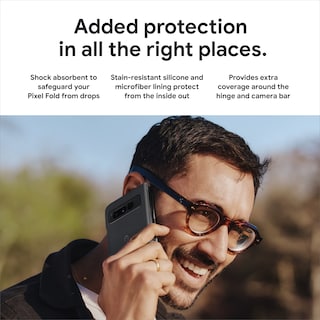 Foto 2 | Funda Para Teléfono Google Pixel Fold De Silicona Que Absorbe Los Golpes - Venta Internacional.