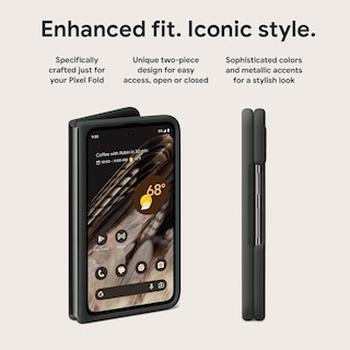Foto 3 | Funda Para Teléfono Google Pixel Fold De Silicona Que Absorbe Los Golpes - Venta Internacional.