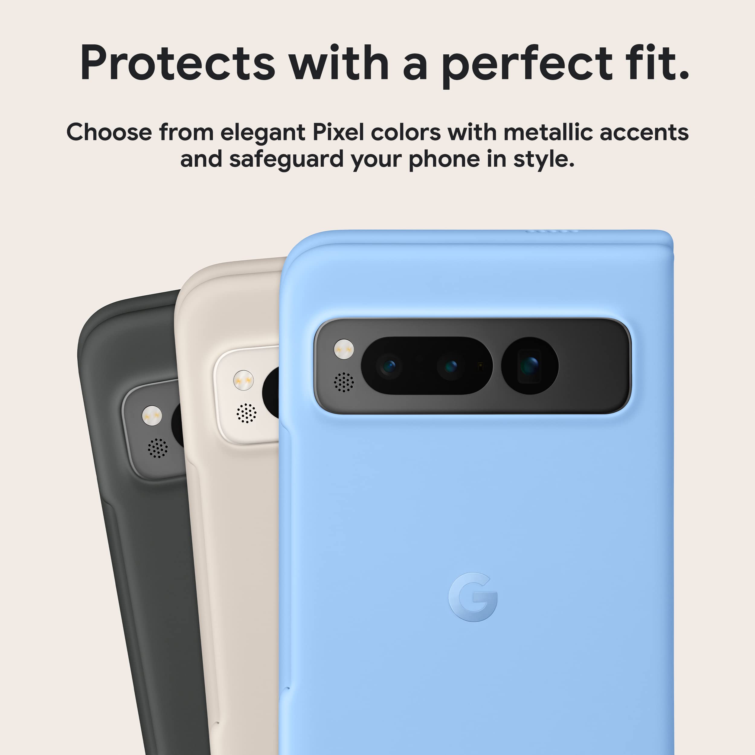 Foto 5 pulgar | Funda Para Teléfono Google Pixel Fold De Silicona Que Absorbe Los Golpes - Venta Internacional.