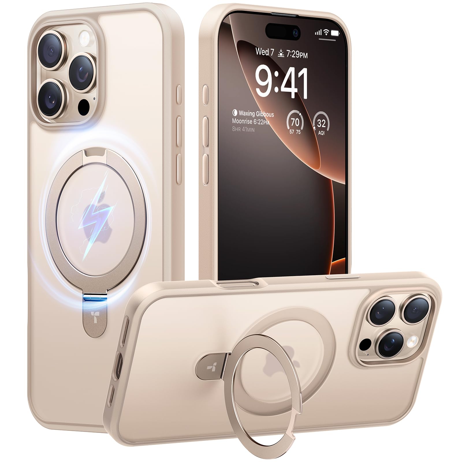 Foto 2 pulgar | Funda De Teléfono Torras Ultra Magnetic Ostand Para Iphone 16 Pro - Venta Internacional.