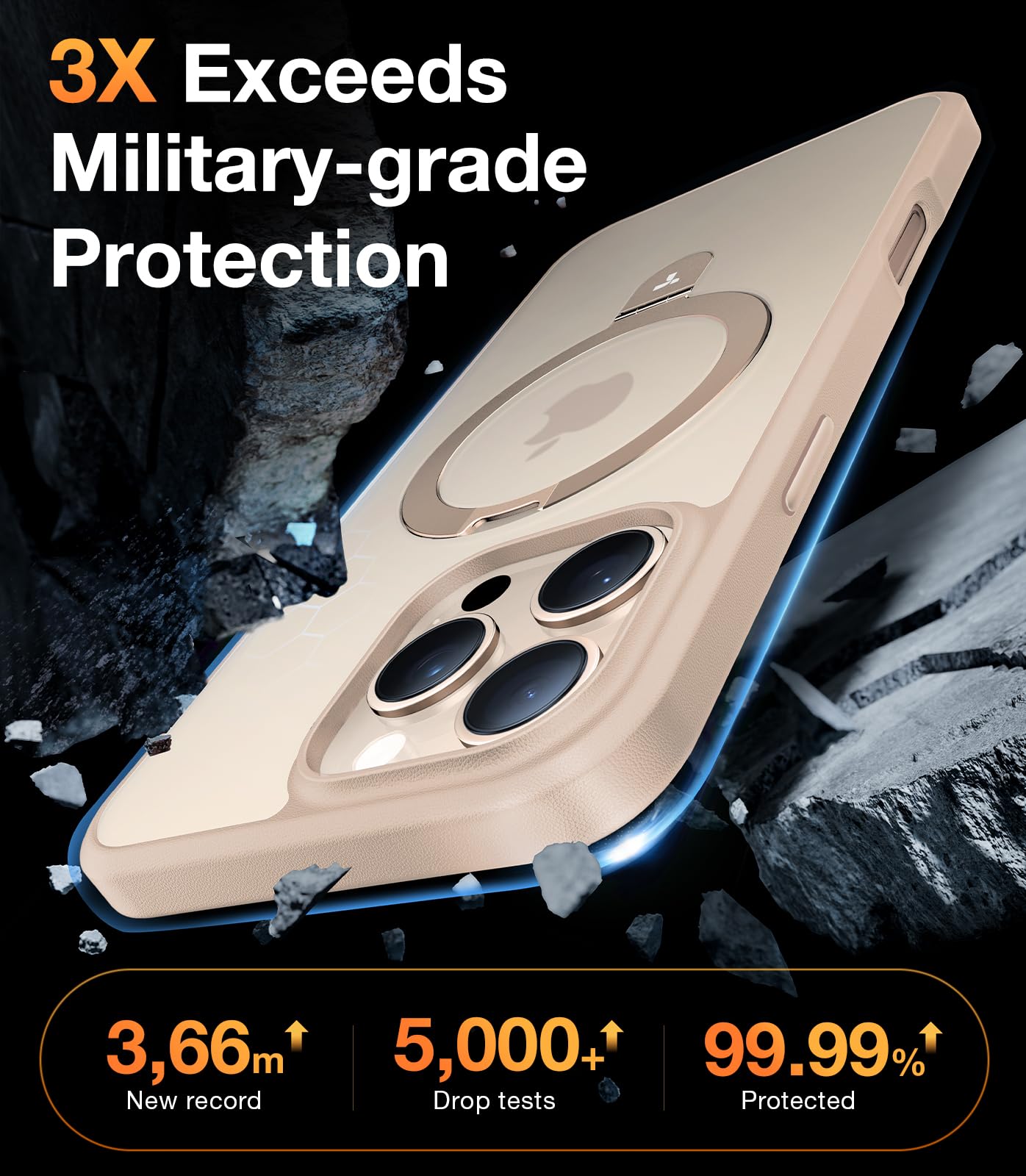 Foto 5 pulgar | Funda De Teléfono Torras Ultra Magnetic Ostand Para Iphone 16 Pro - Venta Internacional.