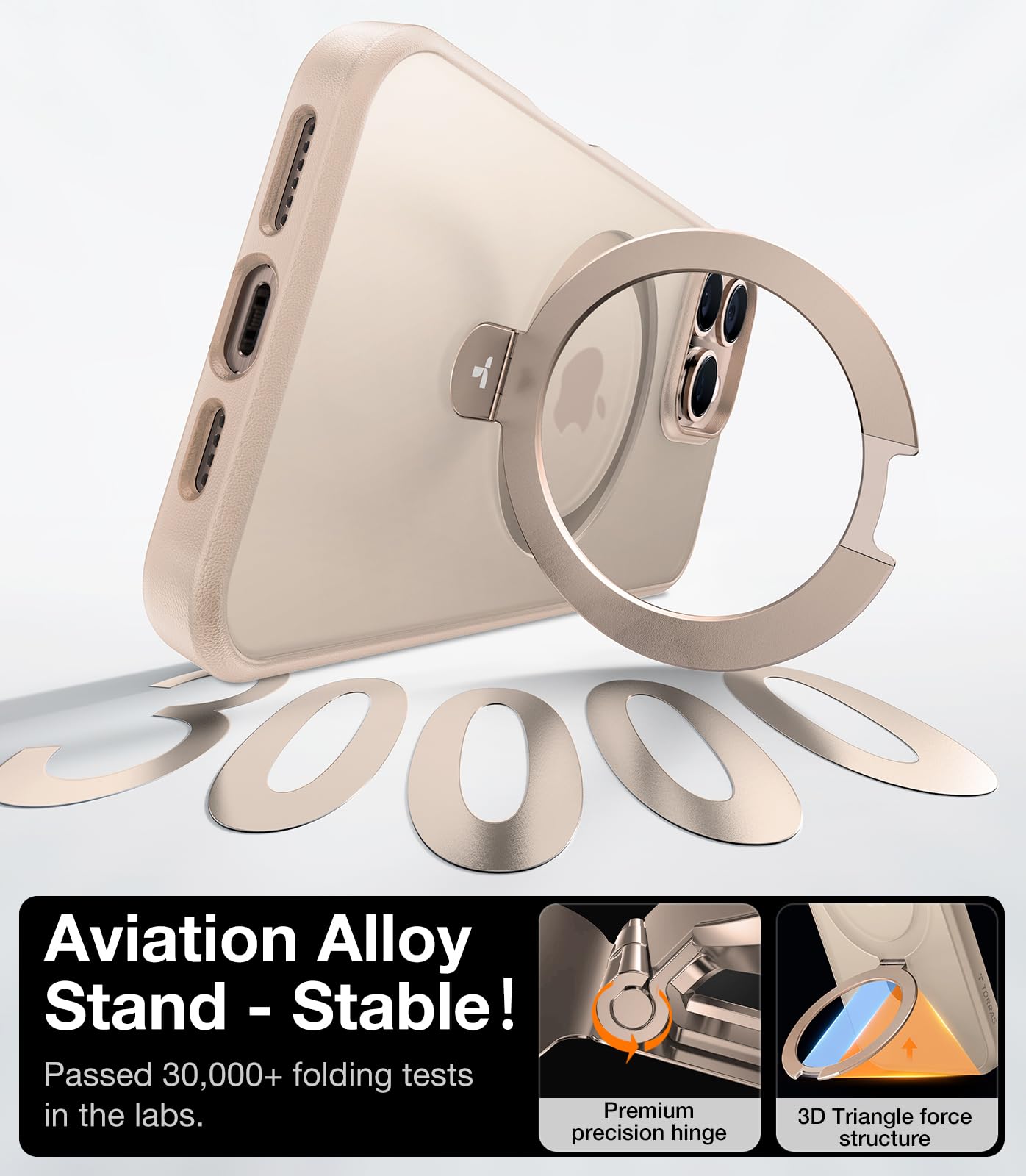 Foto 8 pulgar | Funda De Teléfono Torras Ultra Magnetic Ostand Para Iphone 16 Pro - Venta Internacional.