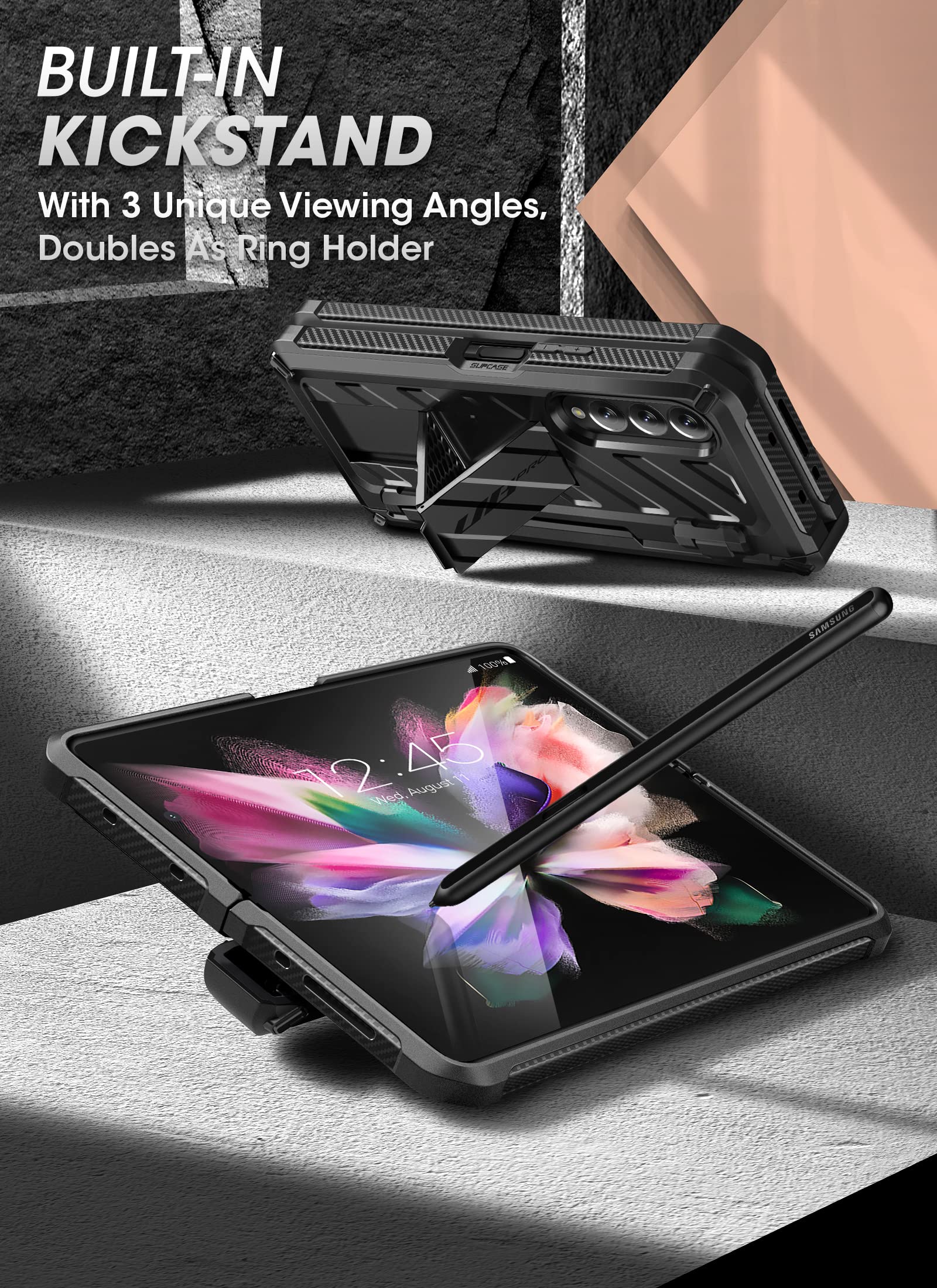 Foto 5 pulgar | Funda Supcase Unicorn Beetle Pro Para Samsung Galaxy Z Fold 3 5g - Venta Internacional.