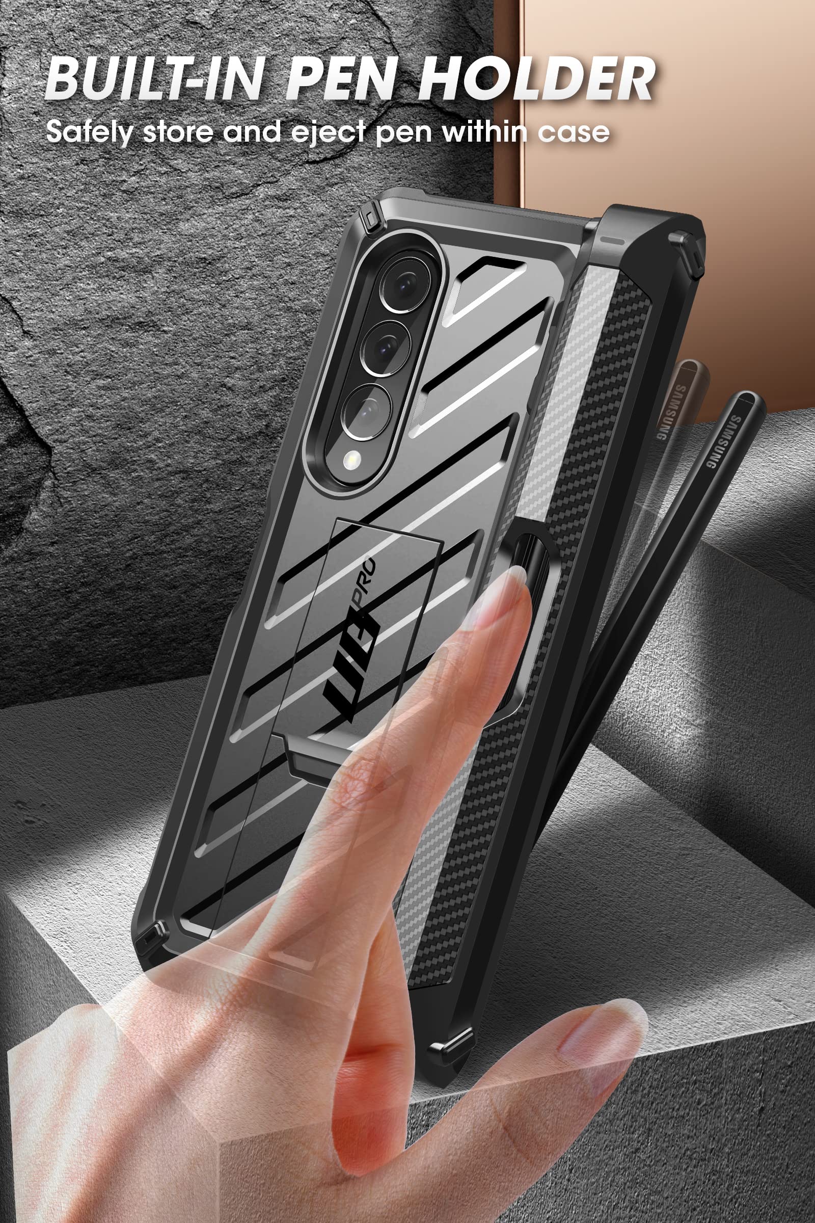 Foto 6 pulgar | Funda Supcase Unicorn Beetle Pro Para Samsung Galaxy Z Fold 3 5g - Venta Internacional.