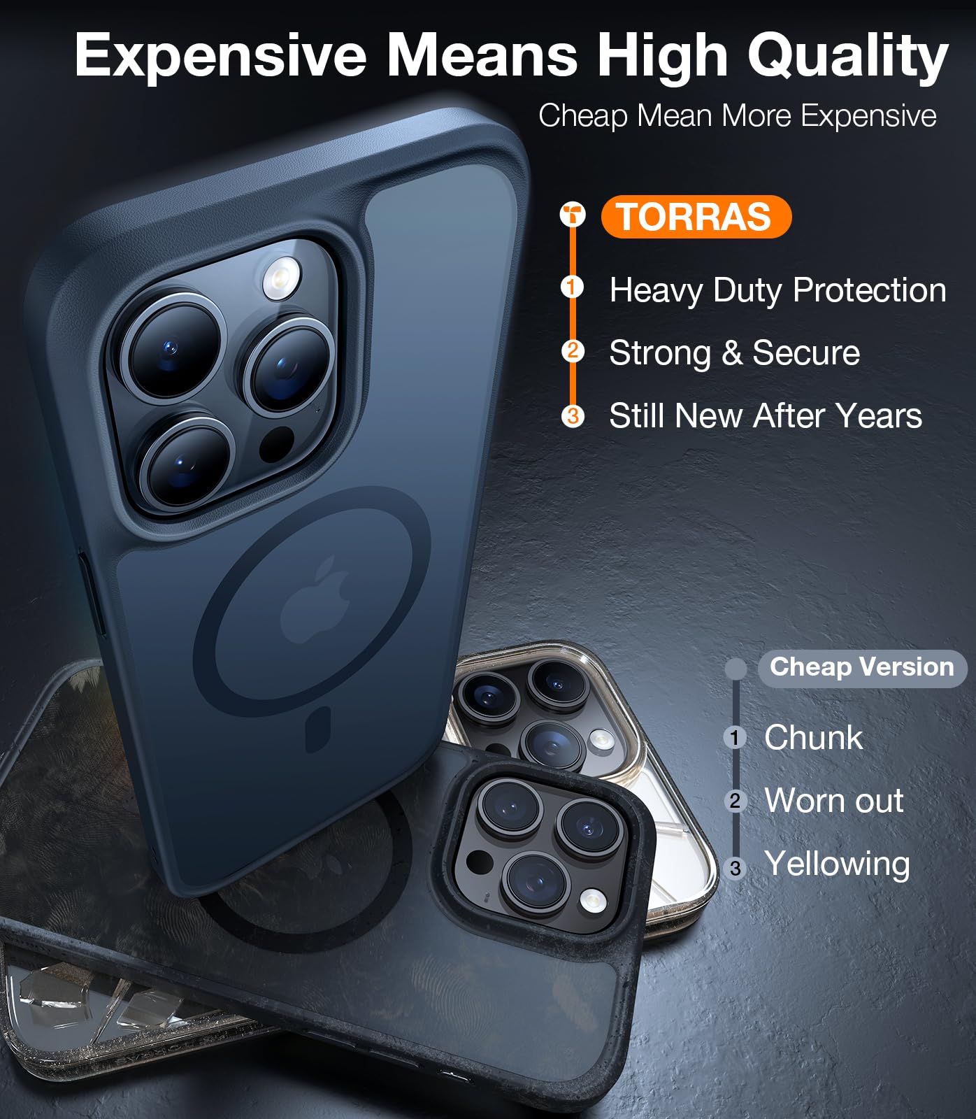Foto 2 | Funda De Teléfono Torras Magnetic Guardian Para Iphone 14 Pro Max - Venta Internacional.