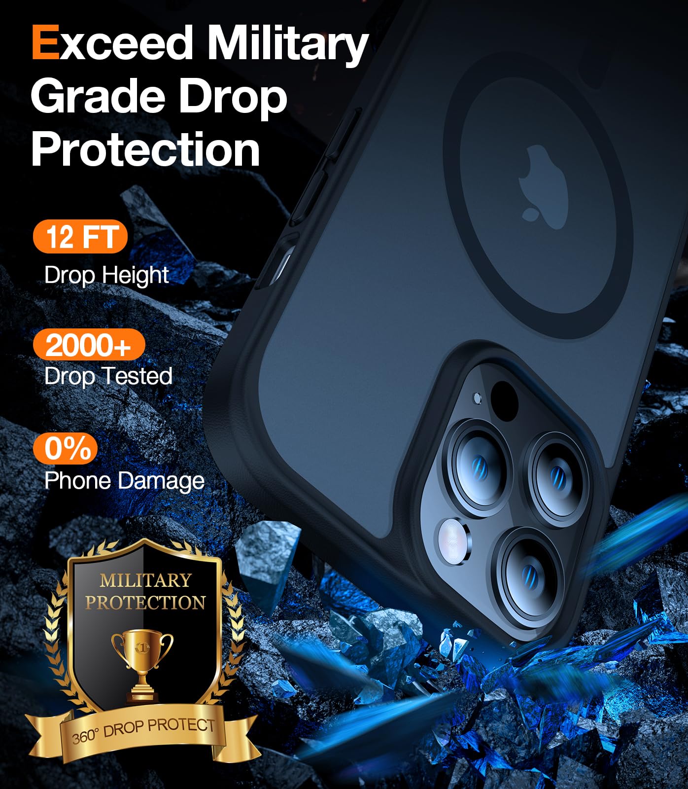 Foto 6 pulgar | Funda De Teléfono Torras Magnetic Guardian Para Iphone 14 Pro Max - Venta Internacional.