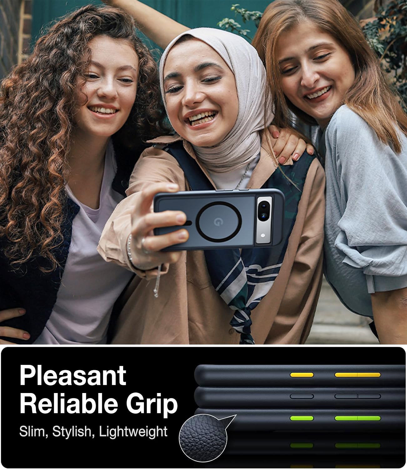 Foto 8 pulgar | Funda De Teléfono Torras Magnética A Prueba De Golpes Con Magsafe Para Google Pixel 8a - Venta Internacional.