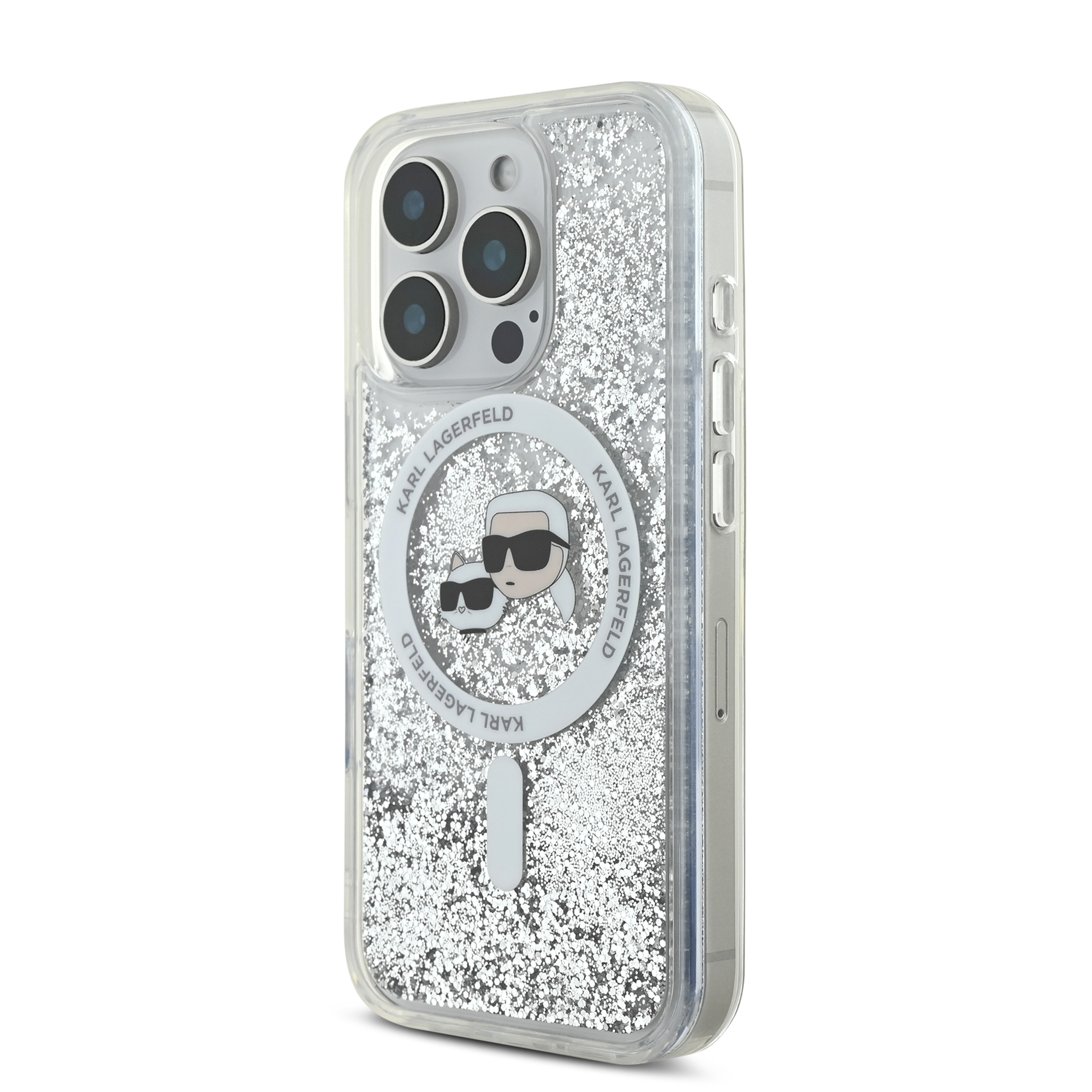 Foto 3 pulgar | Funda Case Karl Brillos Mgsf Para Iphone 16 Pro Original
