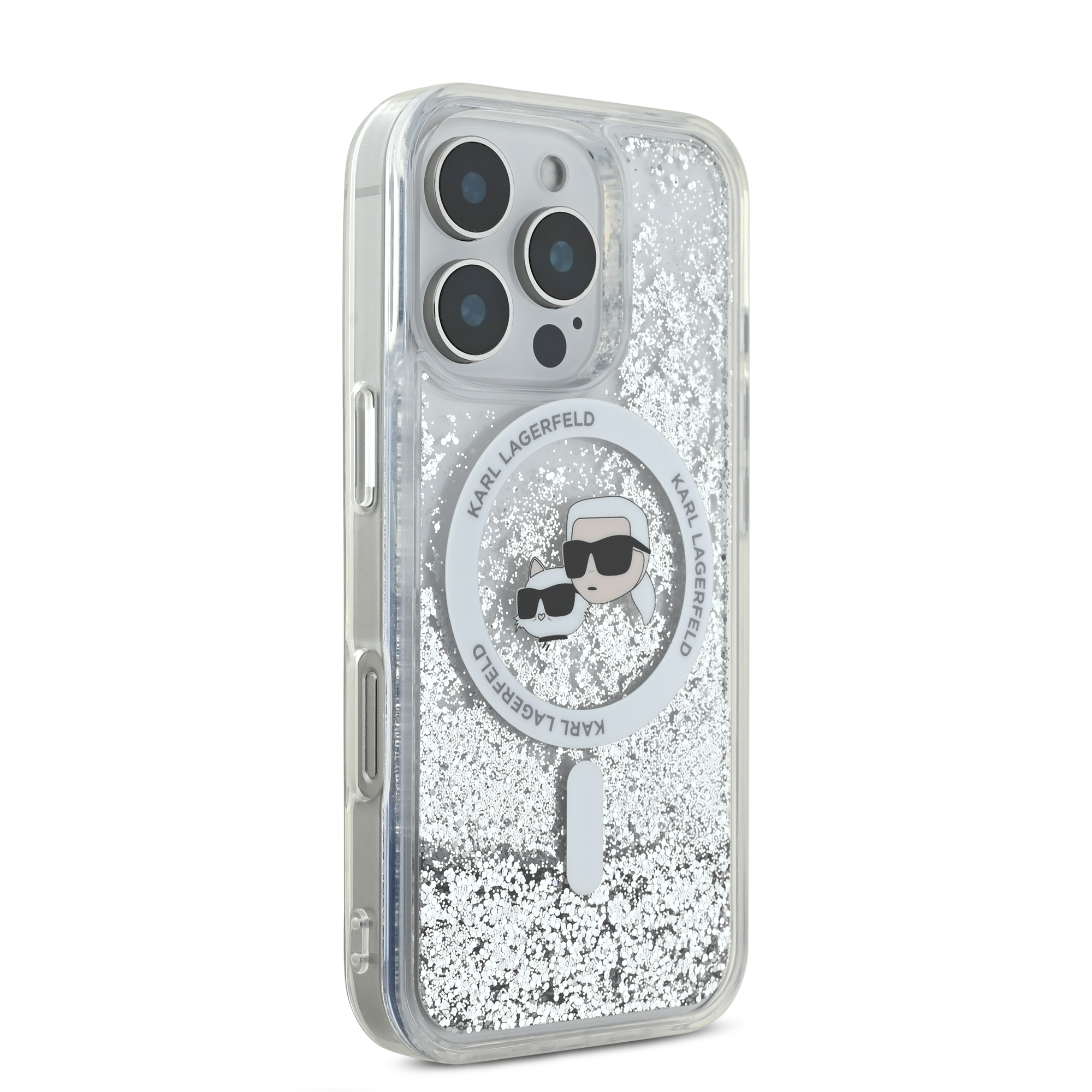 Foto 5 pulgar | Funda Case Karl Brillos Mgsf Para Iphone 16 Pro Original