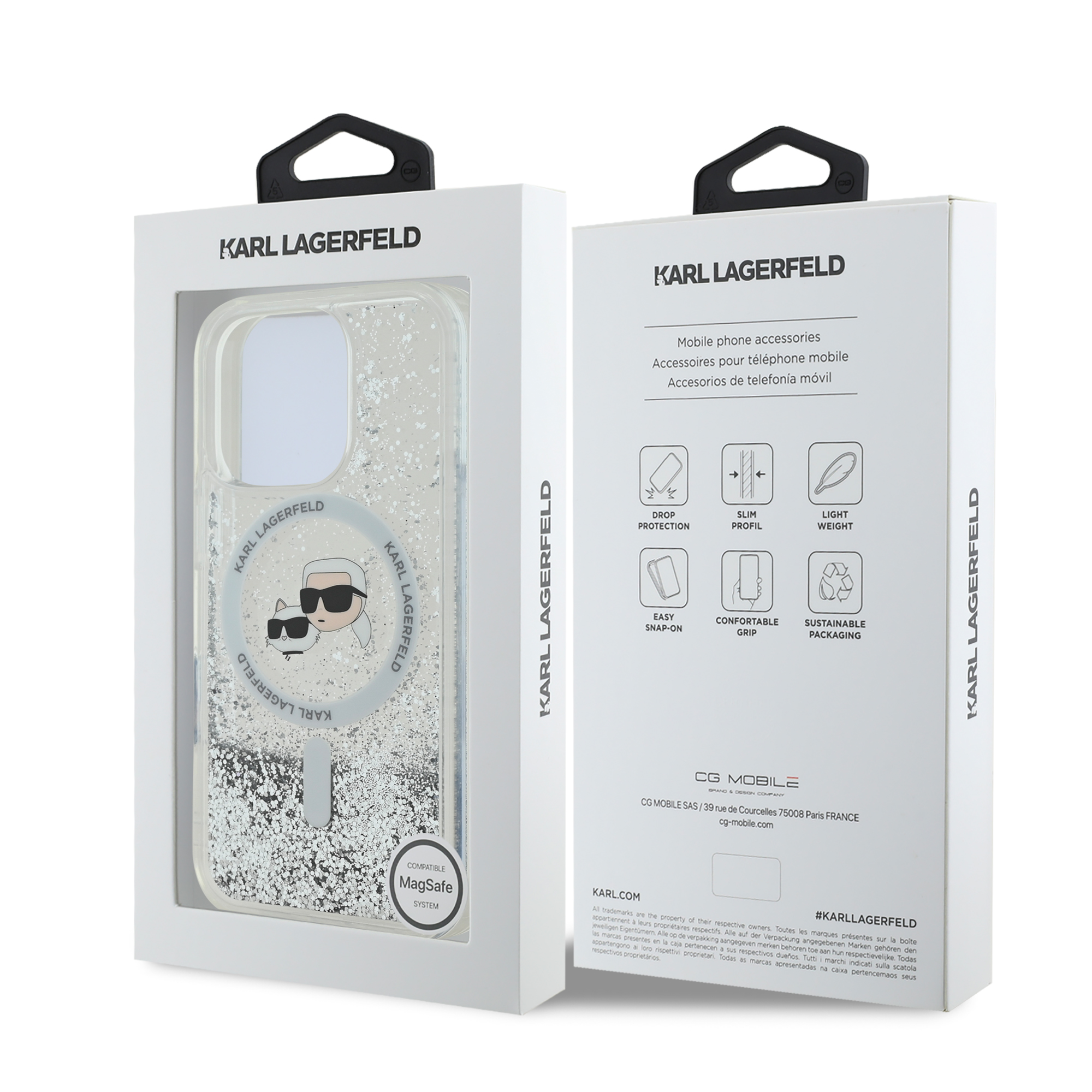 Foto 9 pulgar | Funda Case Karl Brillos Mgsf Para Iphone 16 Pro Original