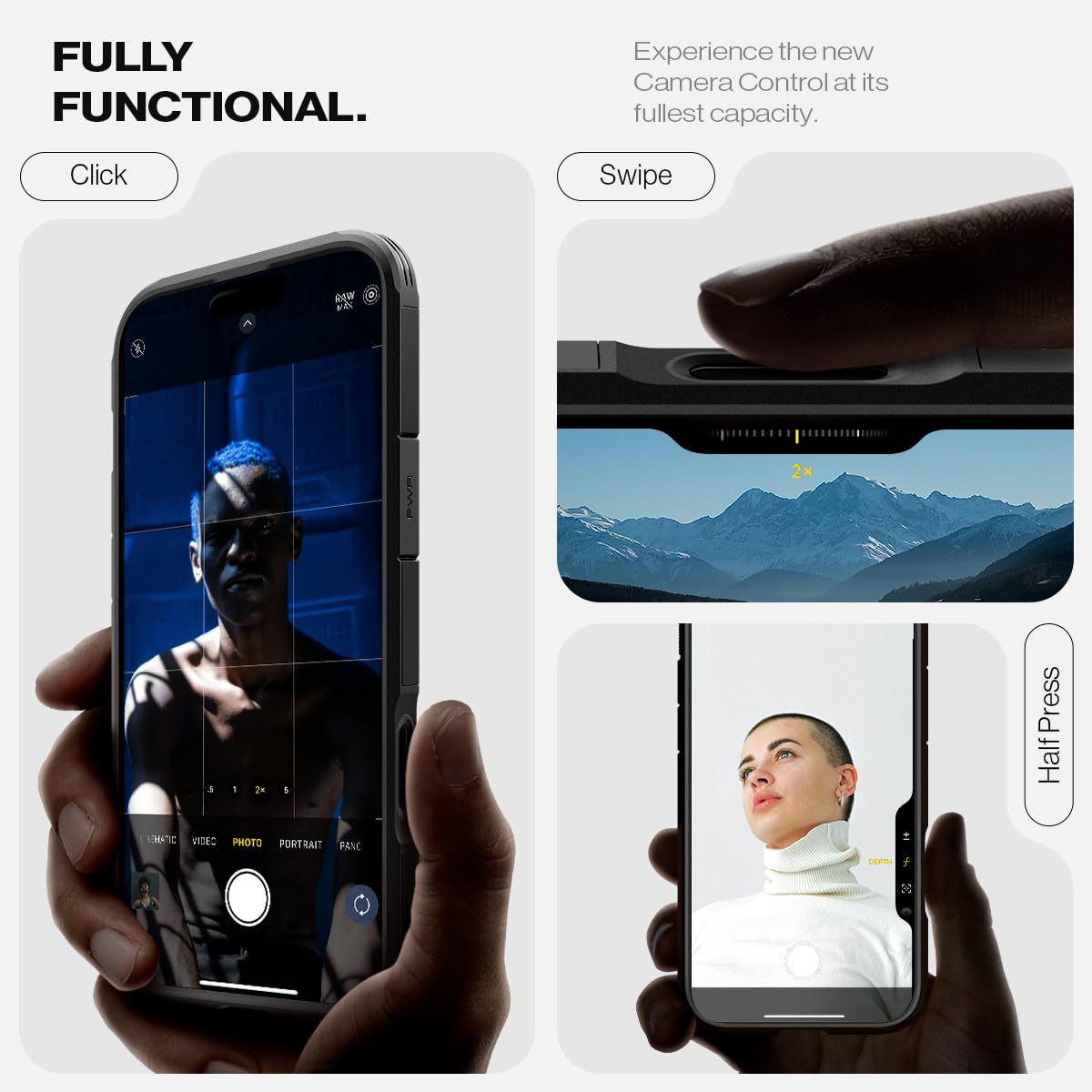 Foto 5 pulgar | Funda Spigen Tough Armor T Magfit Para Iphone 16 Pro, Color Negro - Venta Internacional.