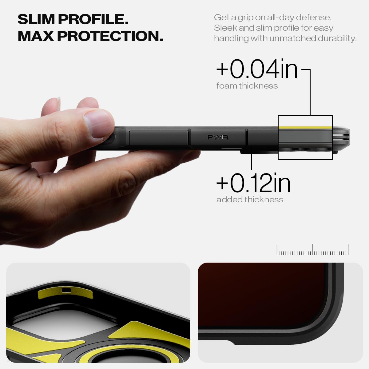Foto 7 | Funda Spigen Tough Armor T Magfit Para Iphone 16 Pro, Color Negro - Venta Internacional.