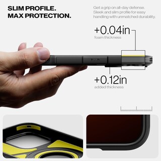 Foto 7 | Funda Spigen Tough Armor T Magfit Para Iphone 16 Pro, Color Negro - Venta Internacional.