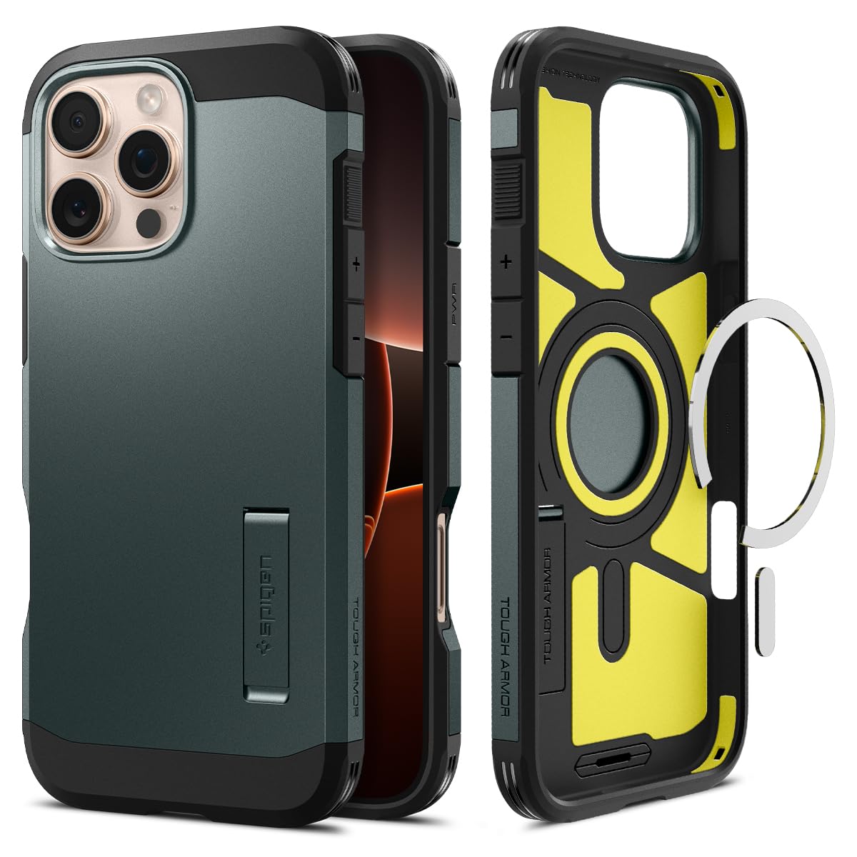 Foto 1 | Funda Spigen Tough Armor (ai) Magfit Para Iphone 16 Pro - Venta Internacional.
