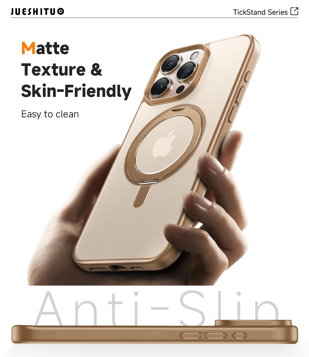 Foto 8 pulgar | Funda De Teléfono Jueshituo 3 En 1 Para Iphone 16 Pro Con Accesorios - Venta Internacional.