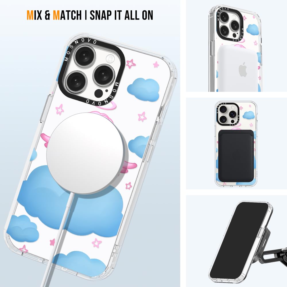 Foto 5 | Funda De Teléfono Mosnovo Para Iphone 15 Pro Max Con Magsafe Pink - Venta Internacional.