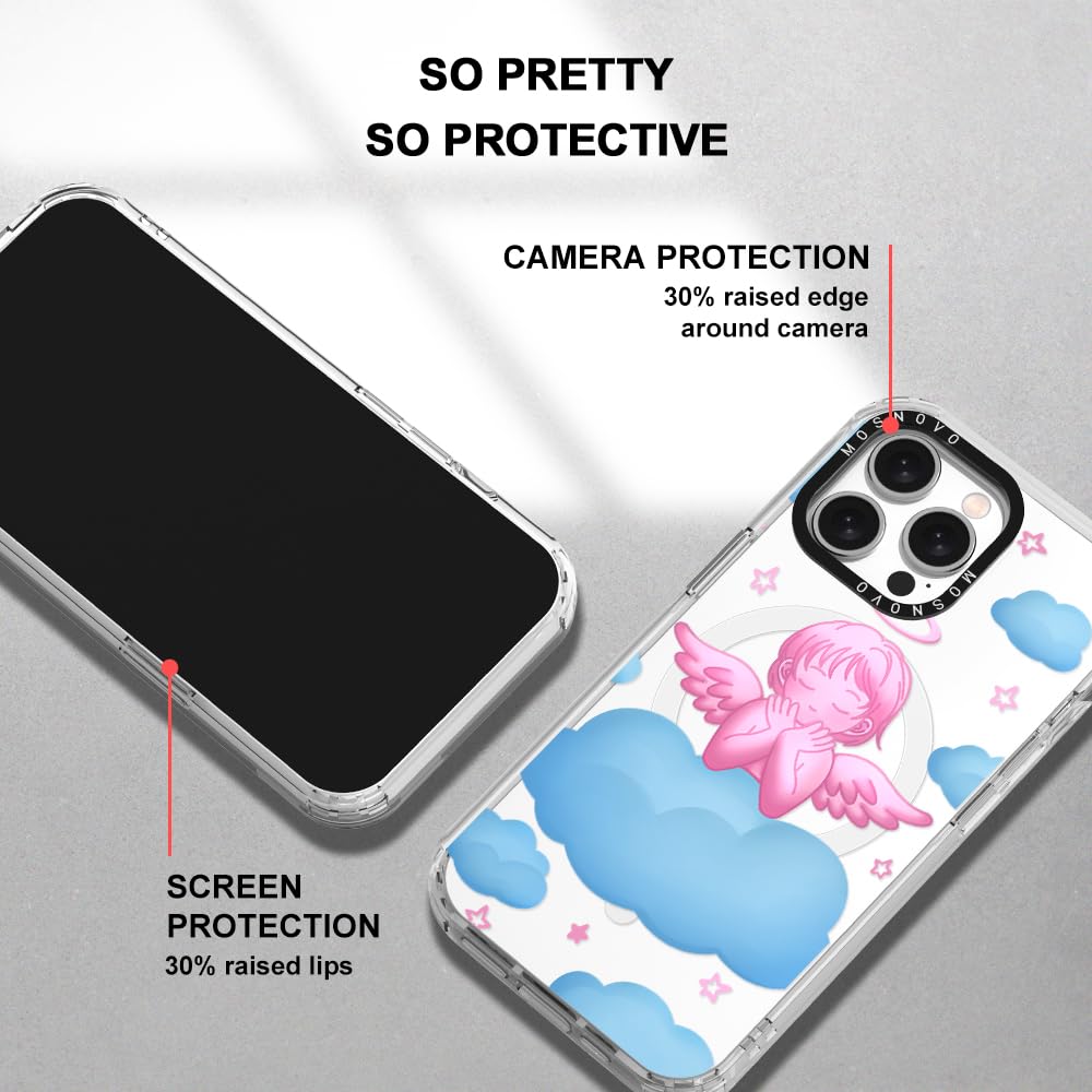 Foto 7 pulgar | Funda De Teléfono Mosnovo Para Iphone 15 Pro Max Con Magsafe Pink - Venta Internacional.