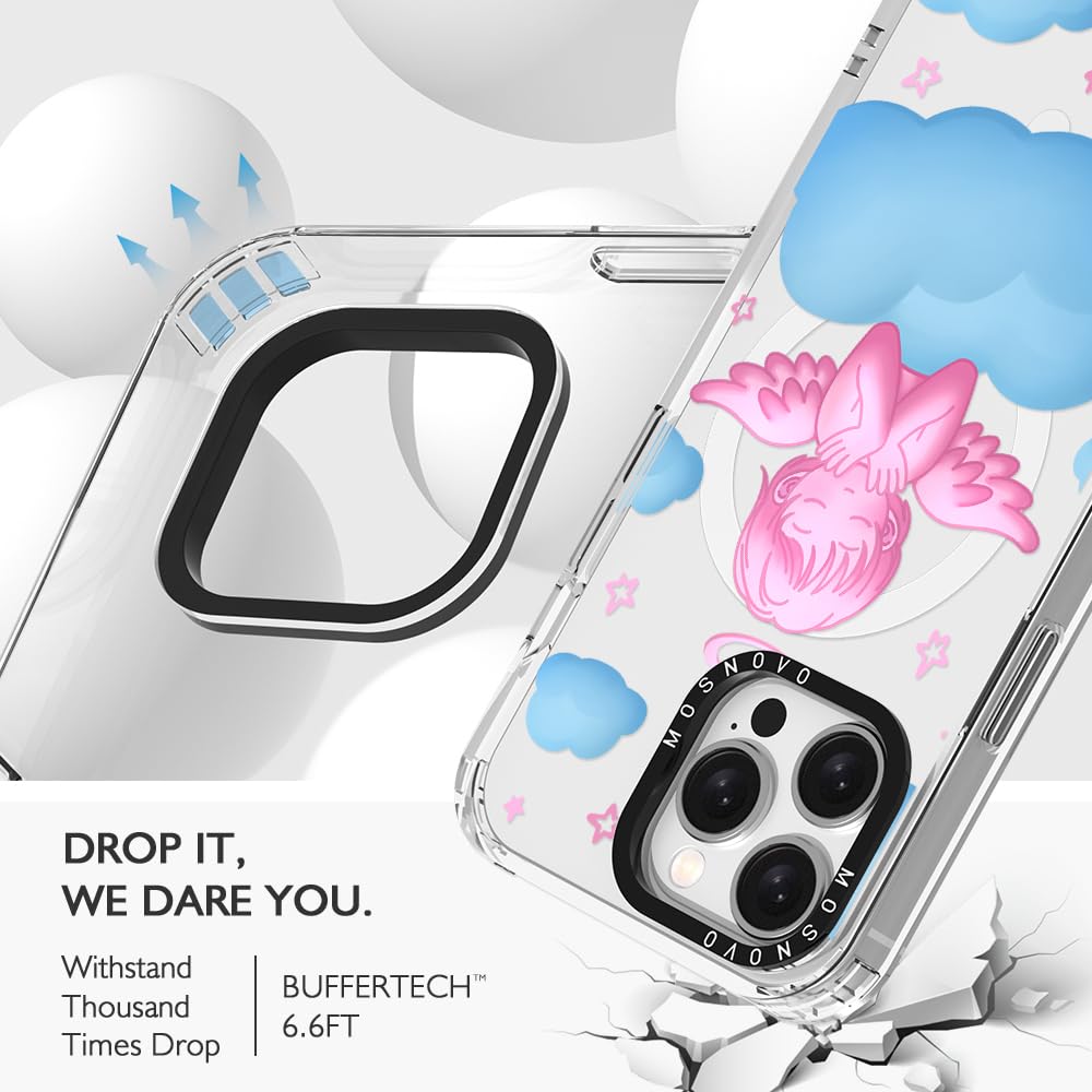 Foto 8 pulgar | Funda De Teléfono Mosnovo Para Iphone 15 Pro Max Con Magsafe Pink - Venta Internacional.