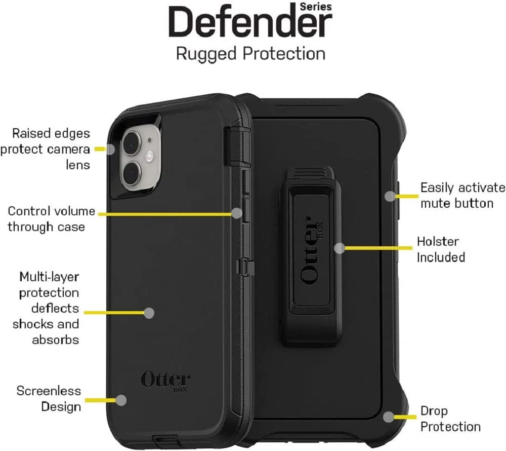 Foto 7 pulgar | Funda Para Teléfono Otterbox Defender Series Para Iphone 11, Color Morado - Venta Internacional.