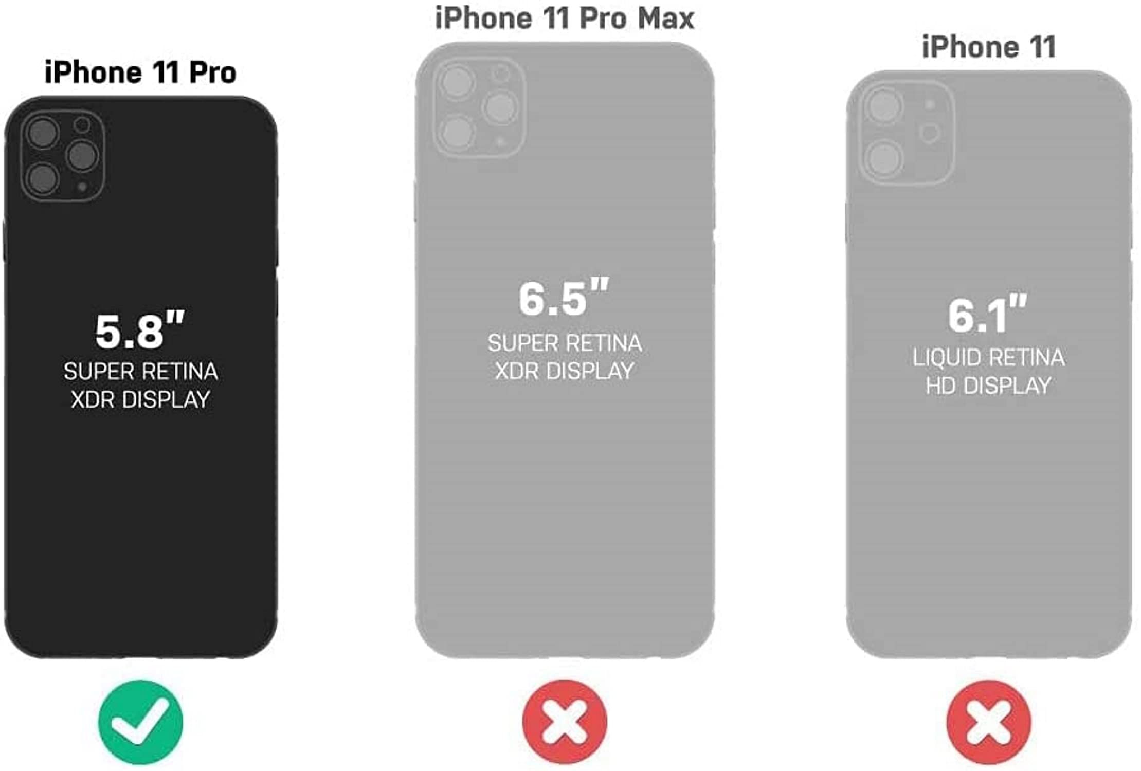 Foto 4 pulgar | Funda Otterbox Defender Series Para Iphone 11 Pro - Negra - Venta Internacional.