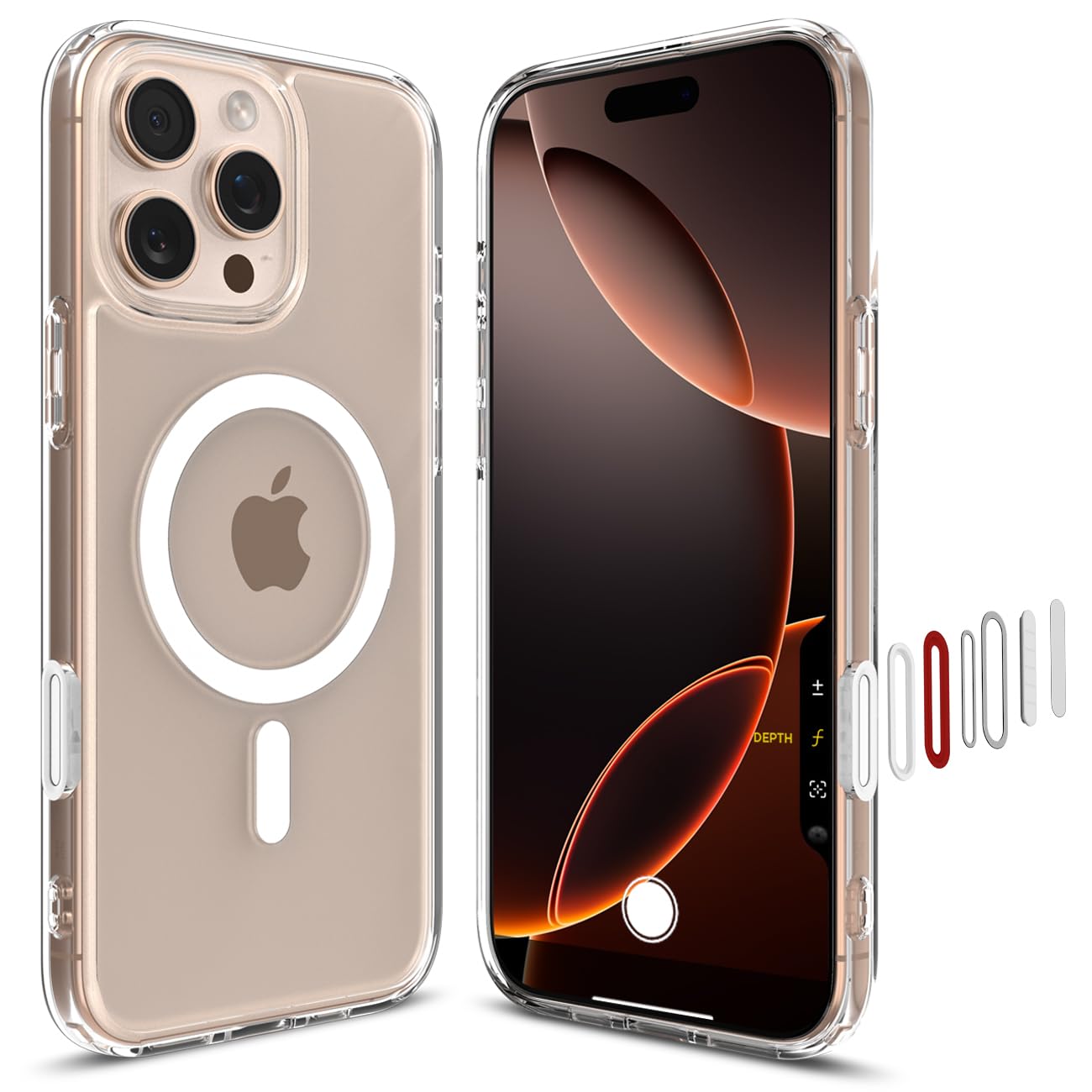 Foto 2 pulgar | Funda Spigen Ultra Hybrid T Magfit Para Iphone 16 Pro, Color Blanco - Venta Internacional.