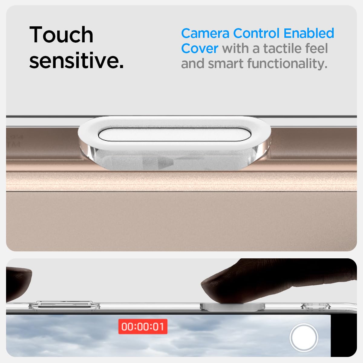 Foto 4 pulgar | Funda Spigen Ultra Hybrid T Magfit Para Iphone 16 Pro, Color Blanco - Venta Internacional.