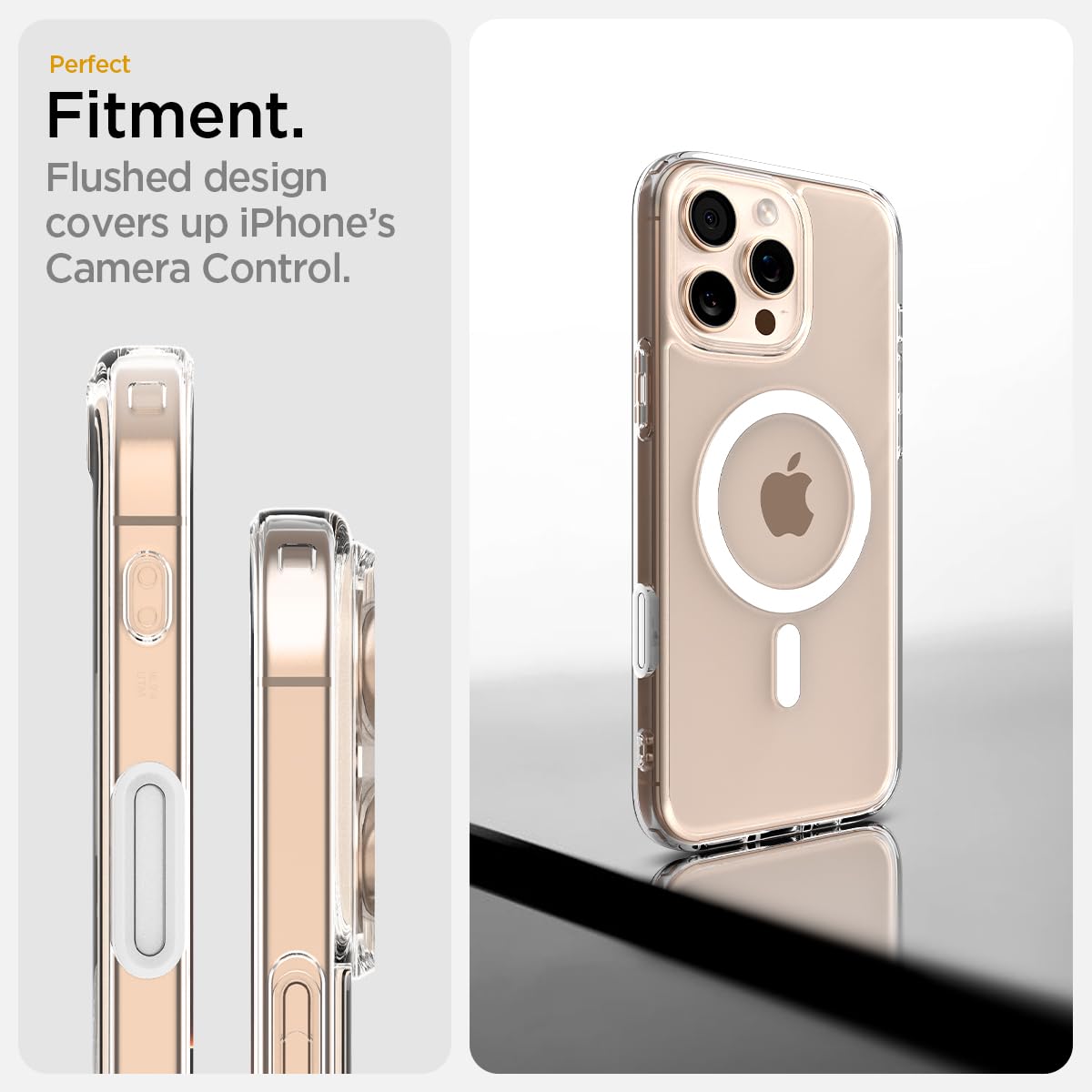 Foto 8 pulgar | Funda Spigen Ultra Hybrid T Magfit Para Iphone 16 Pro, Color Blanco - Venta Internacional.