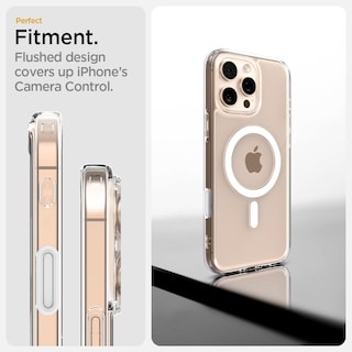 Foto 7 | Funda Spigen Ultra Hybrid T Magfit Para Iphone 16 Pro, Color Blanco - Venta Internacional.