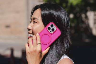 Foto 5 | Funda De Teléfono Zagg Milan Snap Para Iphone 16 Pro Max Pink Glitter - Venta Internacional.