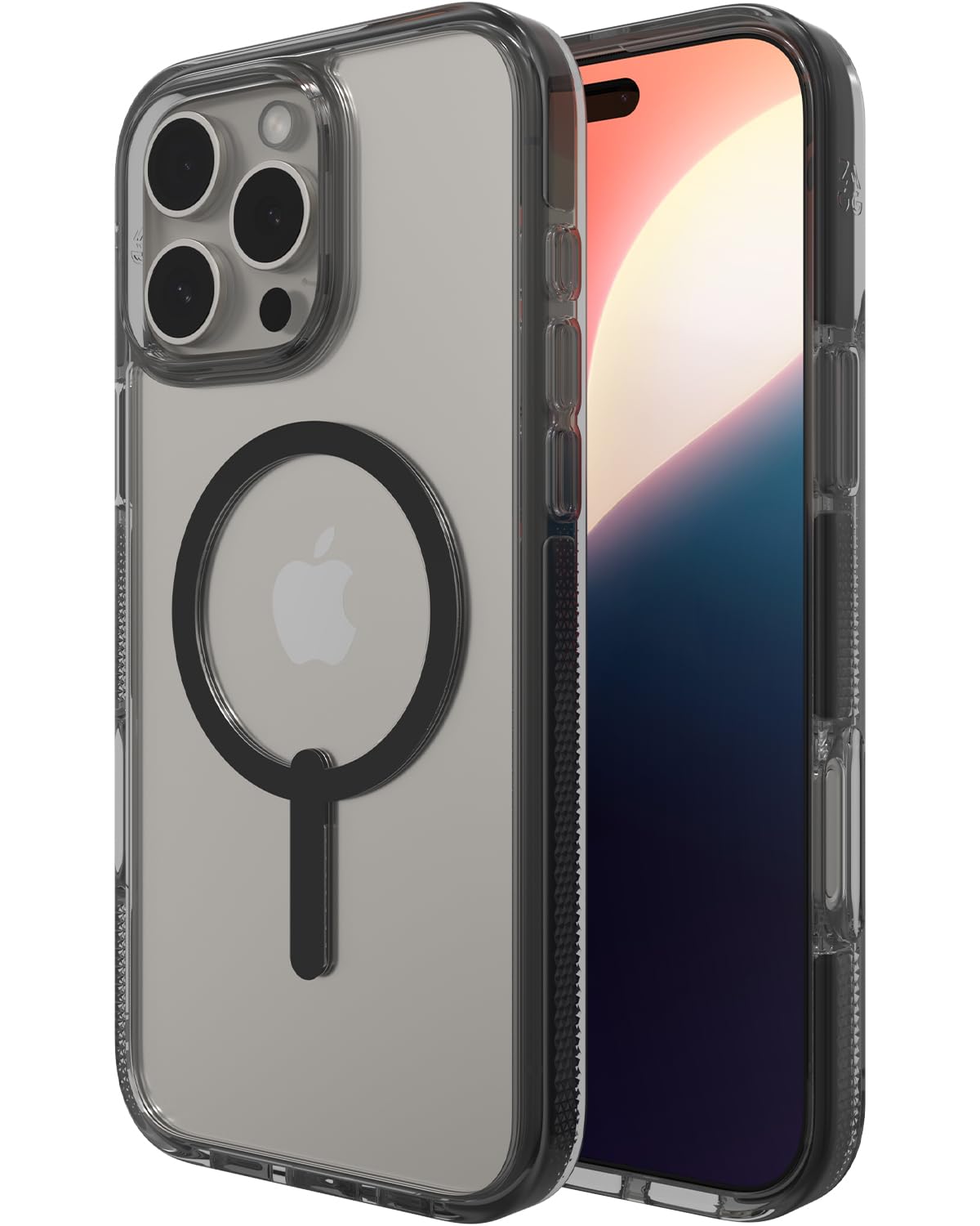 Foto 2 pulgar | Funda De Teléfono Zagg Santa Cruz Snap Para Iphone 16 Pro Max Negra - Venta Internacional.
