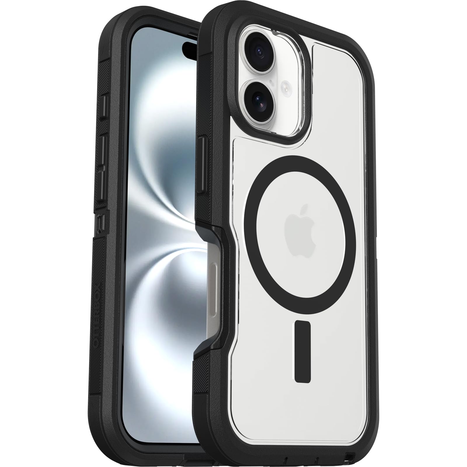 Foto 5 pulgar | Funda Otterbox Para Iphone 16 Defender Series Xt, Transparente, Lado Oscuro - Venta Internacional.