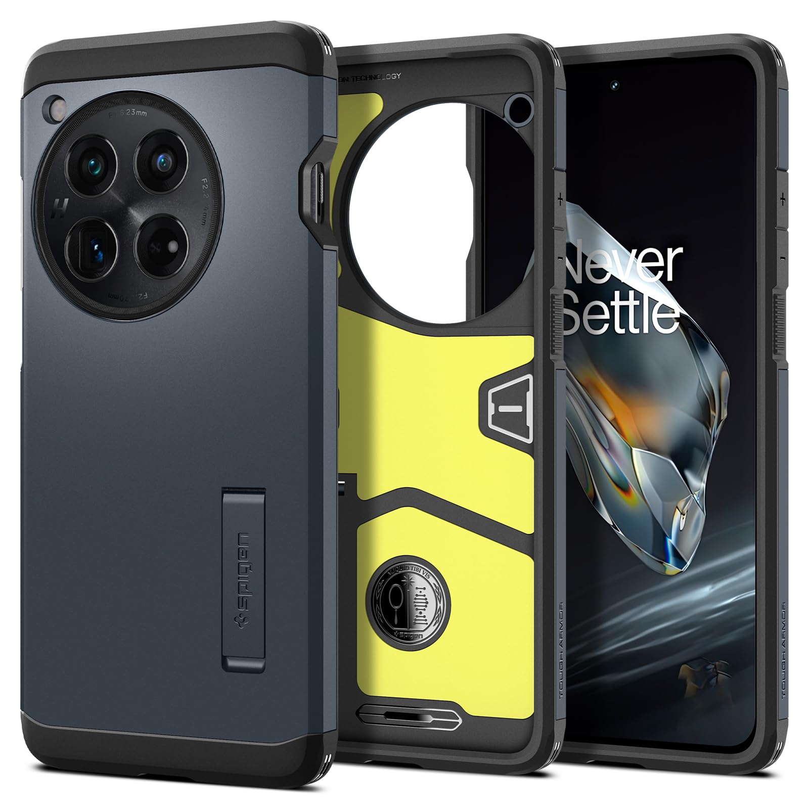 Foto 1 | Funda Spigen Tough Armor Para Oneplus 12 (2024), Color Pizarra Metálica - Venta Internacional.