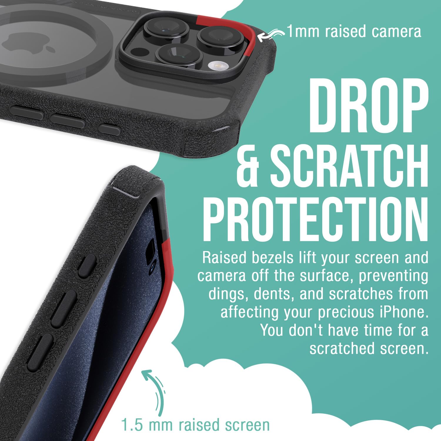 Foto 5 pulgar | Funda Magnética Protectora Smartish Gripzilla Para Iphone 16 Pro - Venta Internacional.