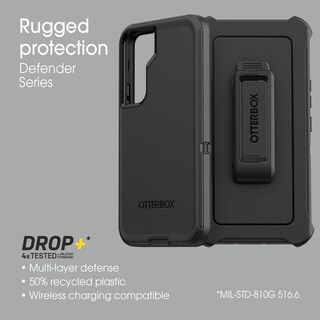 Foto 4 | Funda Otterbox Defender Series Para Samsung Galaxy S22, Color Negro - Venta Internacional.