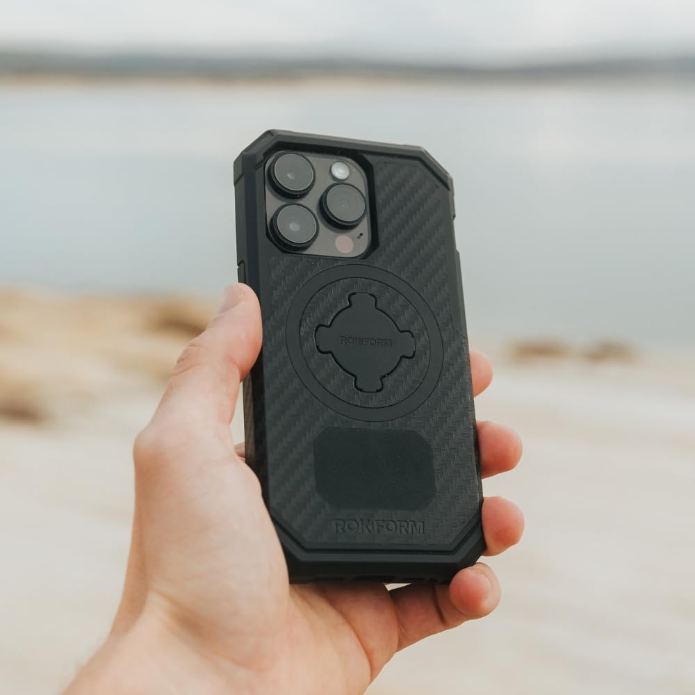 Foto 3 pulgar | Funda Magnética Rokform Rugged Series Para Iphone 15 Pro, Color Negro - Venta Internacional.