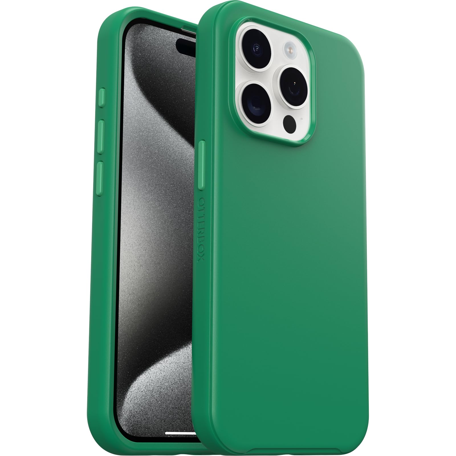 Funda Otterbox Symmetry Series Para Iphone 15 Pro, Color Verde - Venta Internacional.