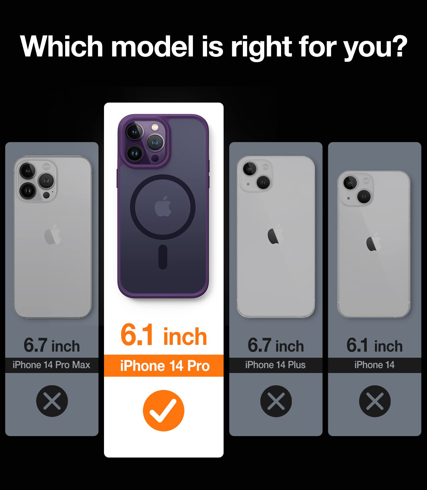 Foto 7 | Funda De Teléfono Torras Stronger Magnetic Para Iphone 14 Pro - Venta Internacional.