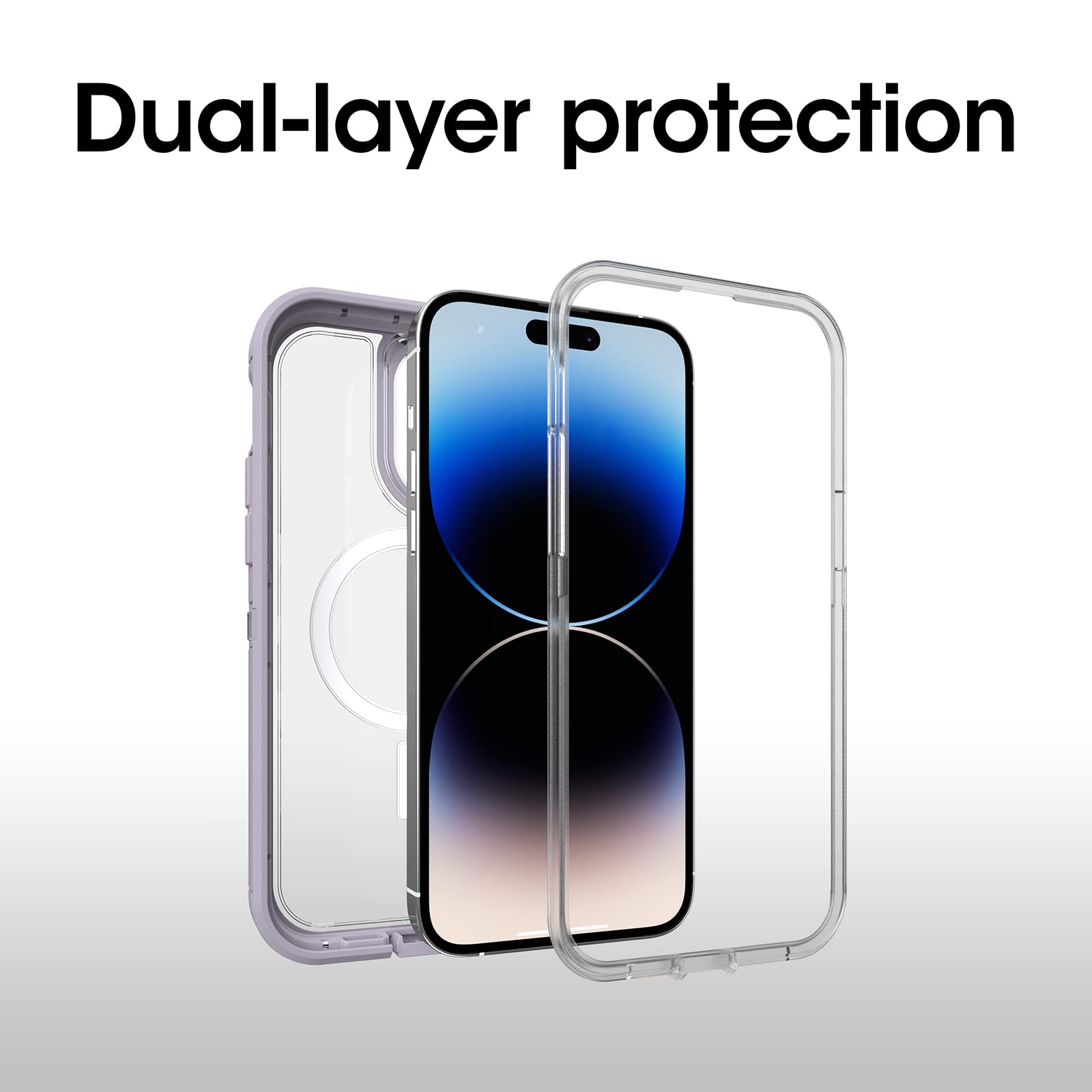 Foto 4 pulgar | Funda Otterbox Defender Series Xt Para Iphone 14 Pro Lavender Sky - Venta Internacional.