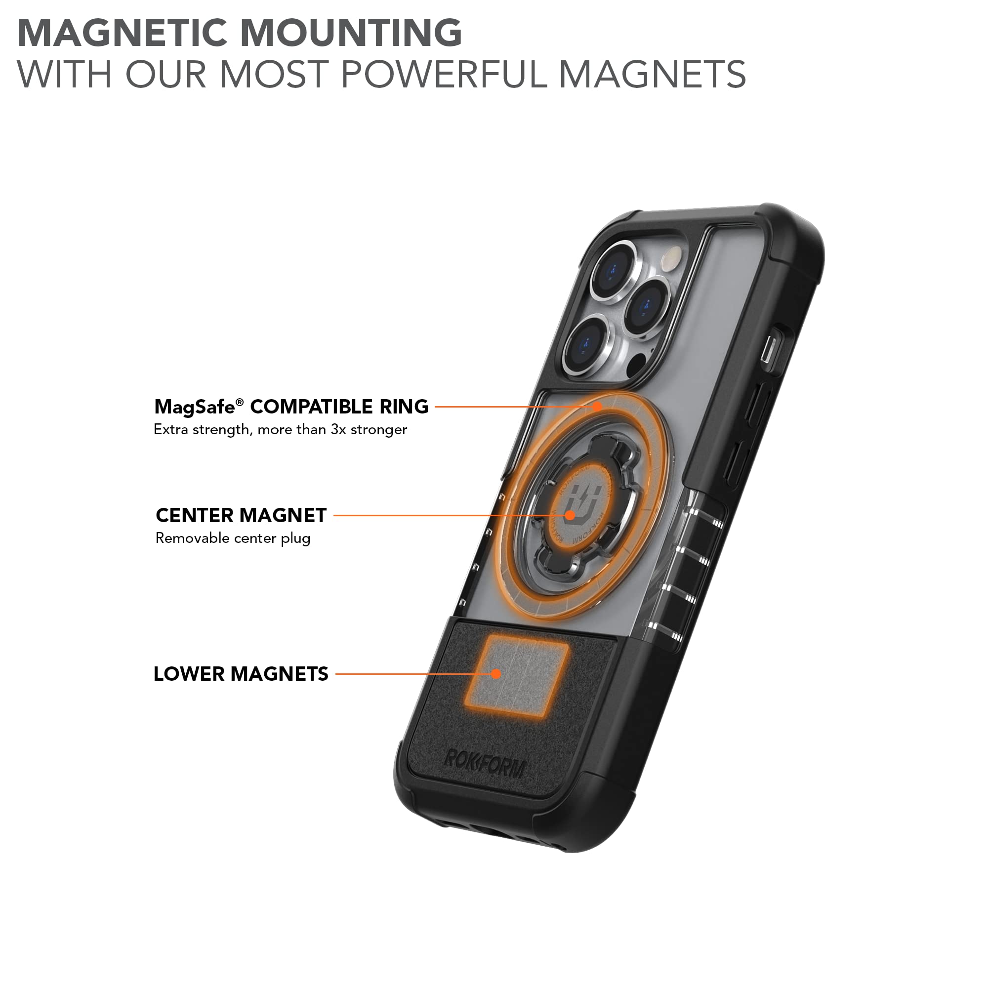 Foto 4 pulgar | Funda Para Iphone 14 Pro Rokform Crystal Series, Transparente - Venta Internacional.