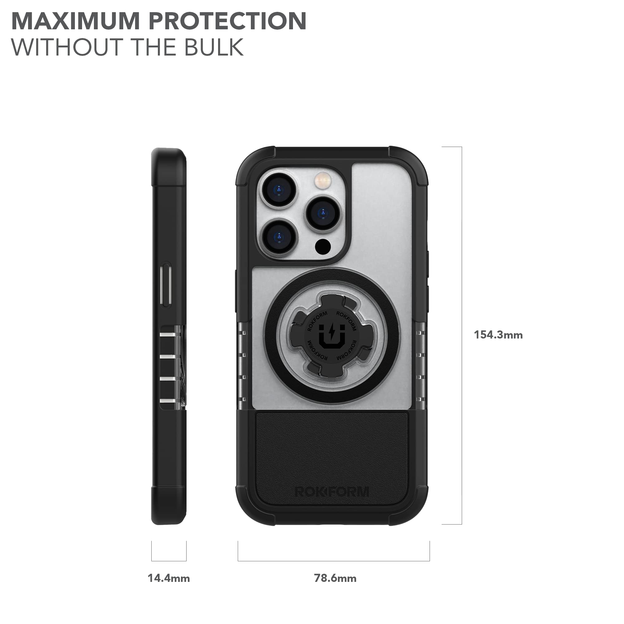 Foto 7 pulgar | Funda Para Iphone 14 Pro Rokform Crystal Series, Transparente - Venta Internacional.